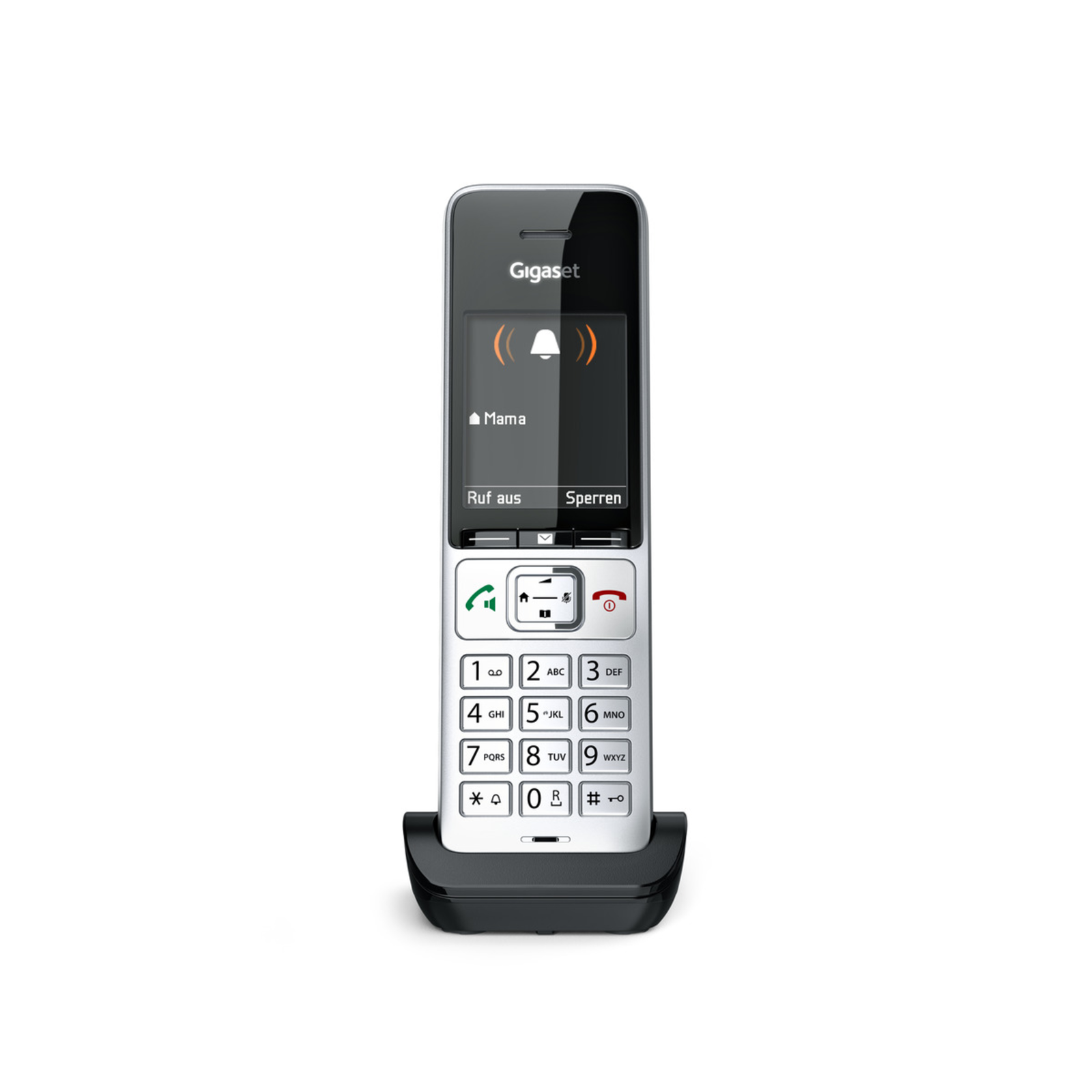 Gigaset COMFORT 500 HX Silver Black