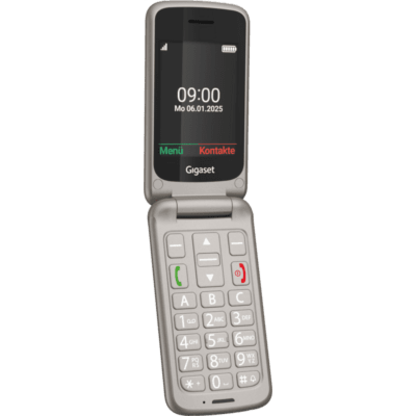 Gigaset GL595 Mobile Phone SOS Button Splash-proof Dust-proof Silver