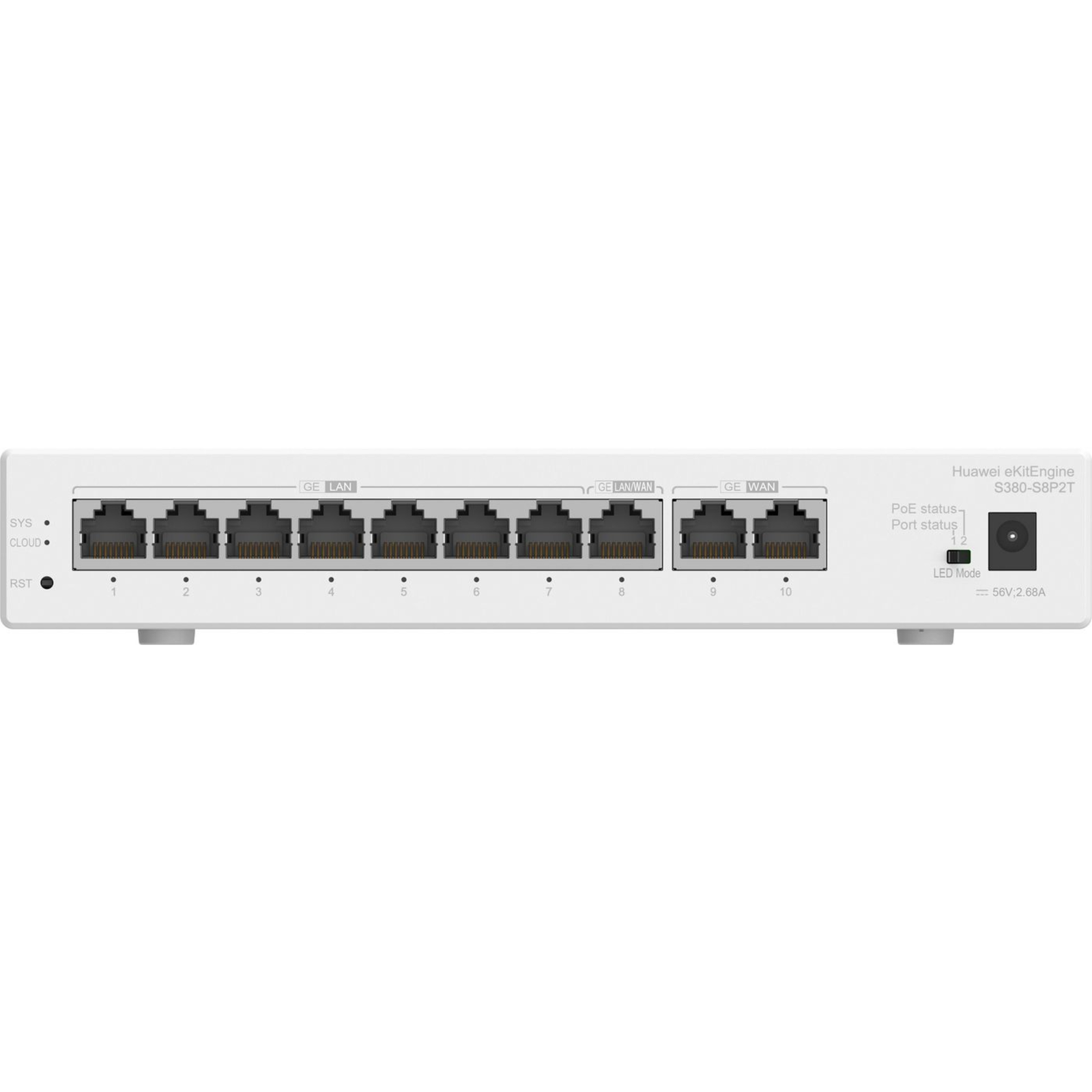 Huawei S380-S8P2T Multi-service router 2x WAN 8x POE LAN