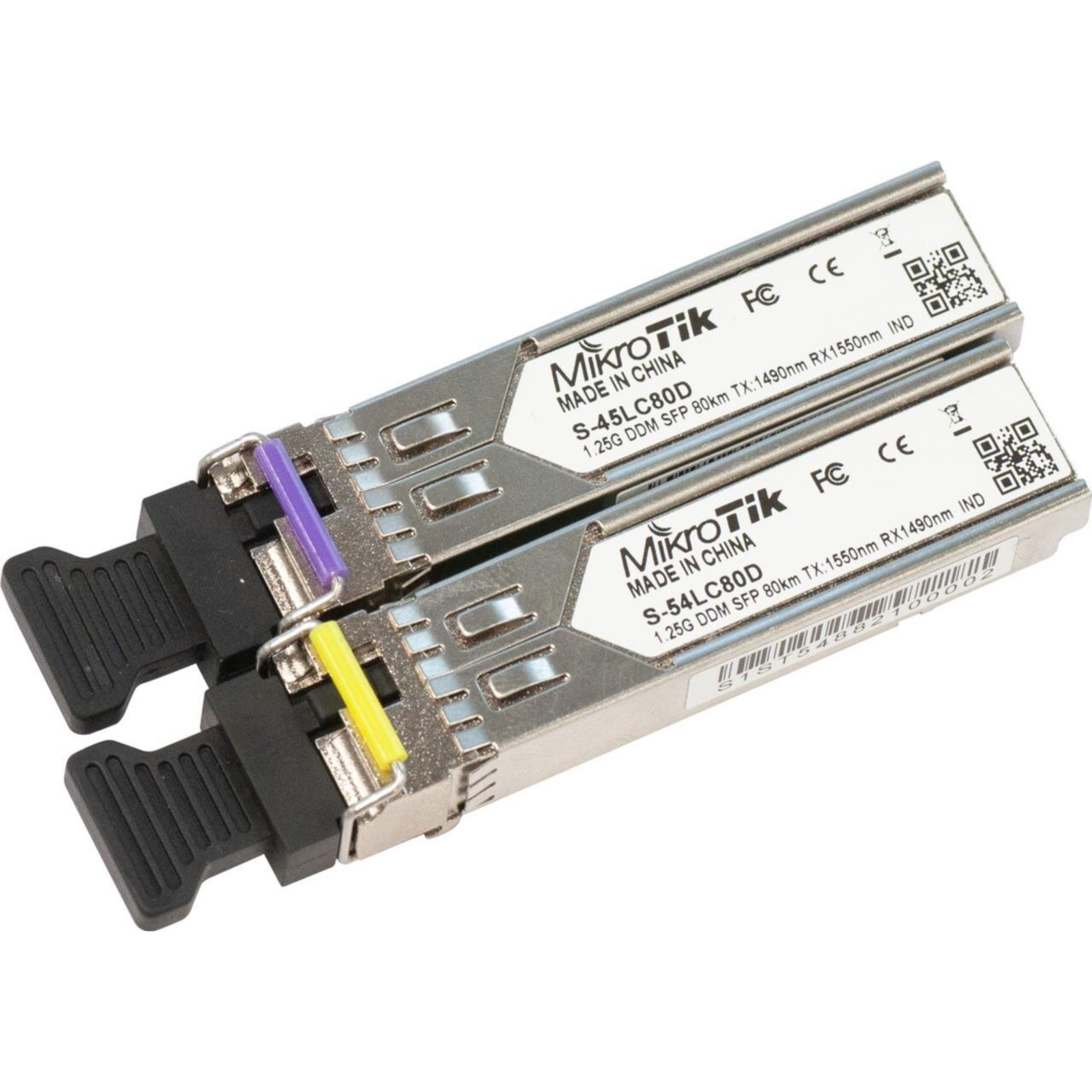 Mikredik Pair of SFP Modules S-4554LC80D