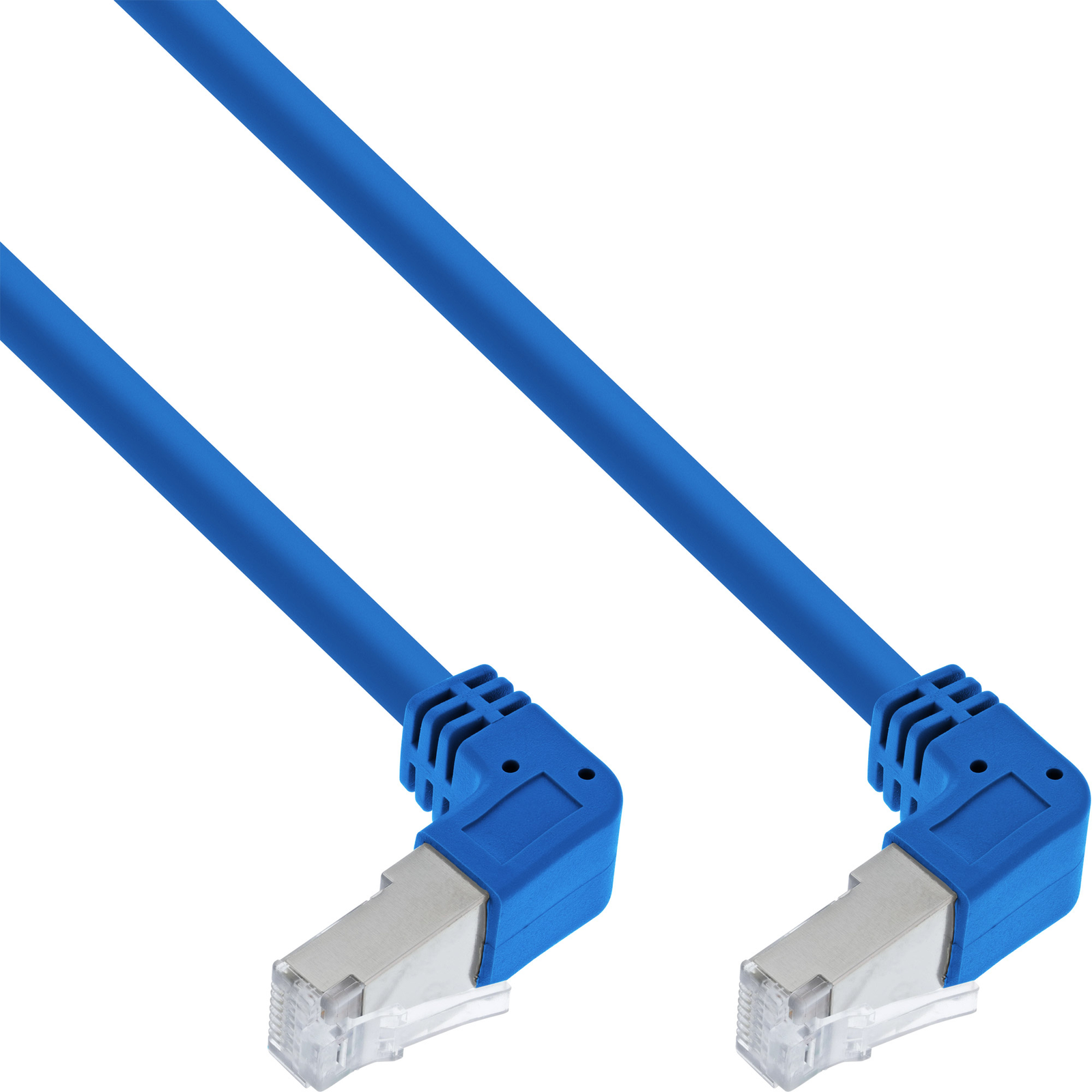 InLine Patch Cable 2-sided Bottom Angled S-FTP Cat.6 250MHz PVC 3 -43m