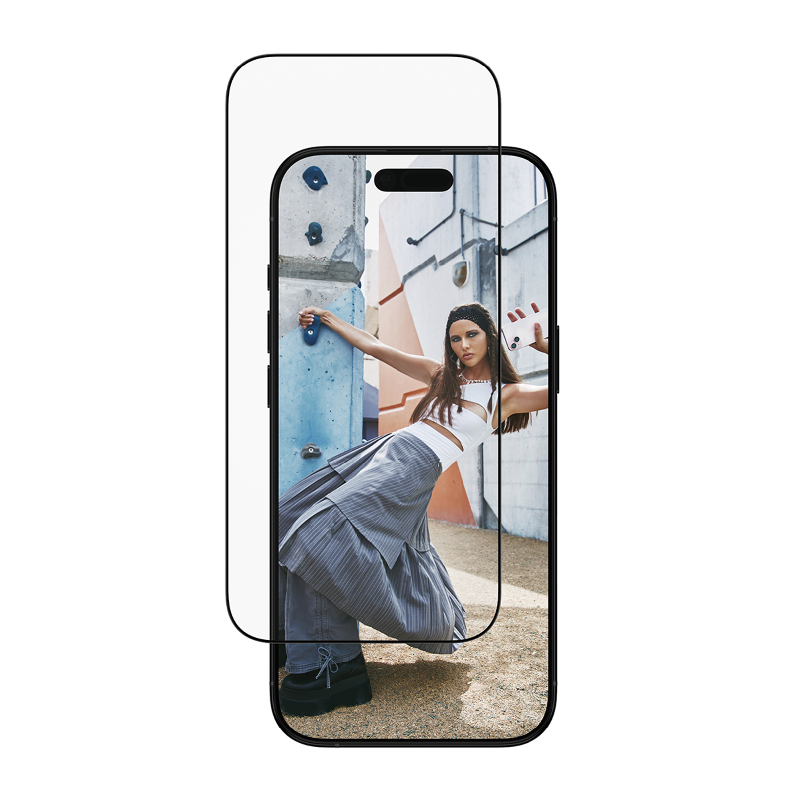 PanzerGlass SAFE. Screen Predector with Black Frame IPhone 17 Air Ultra-Wide Fit