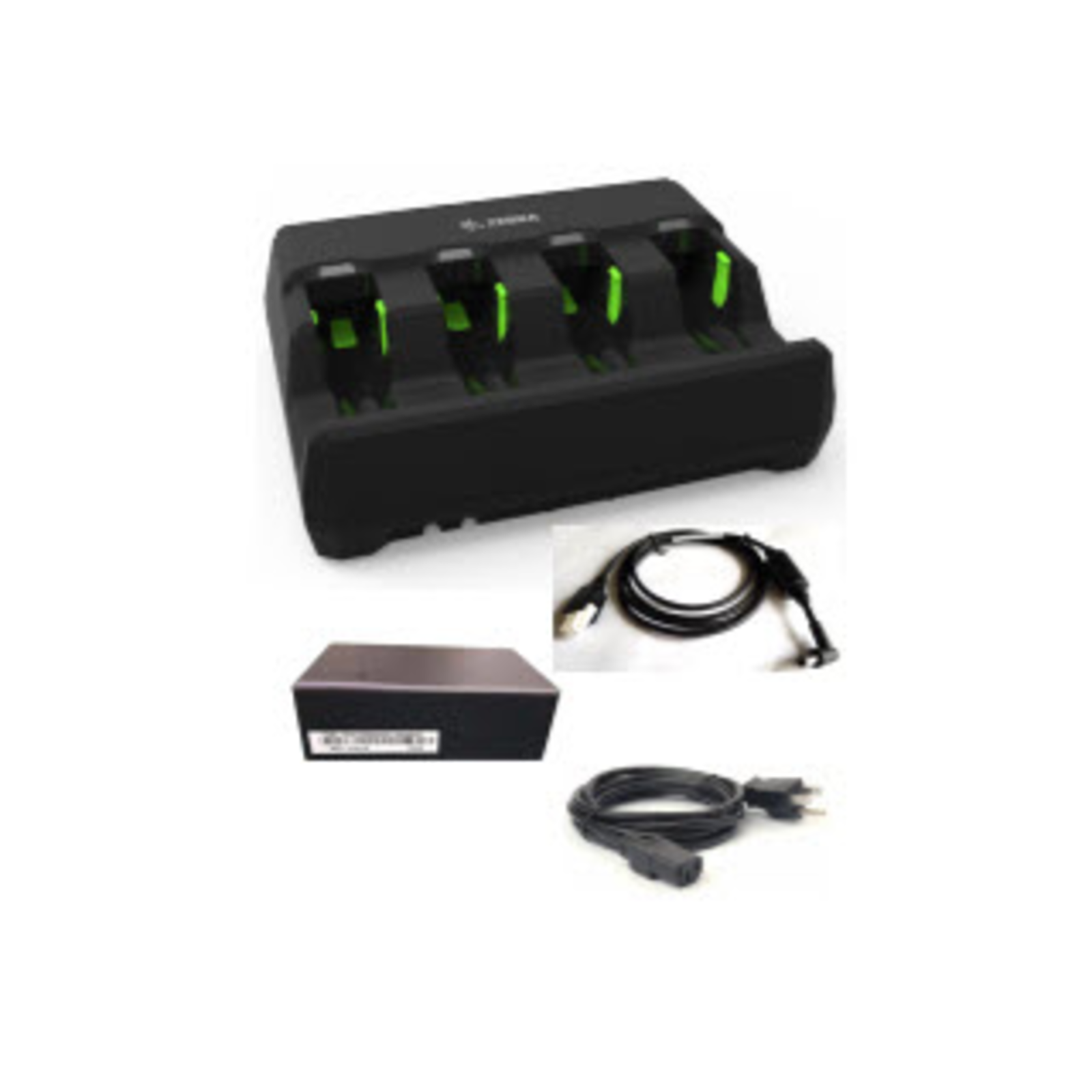 Zebra 4-Slot Battery Charger Kit Battery Charger (SAC3600-KIT)