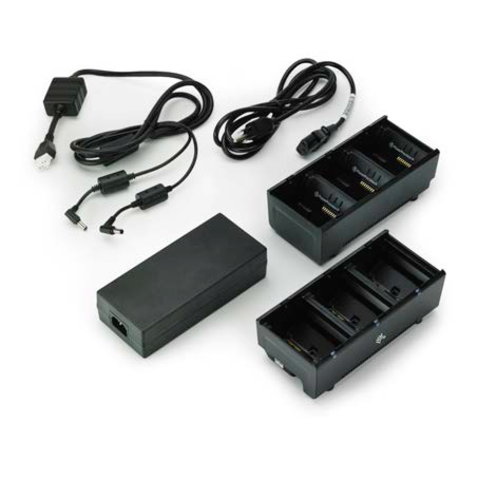 Zebra 3-slot Battery Charger Connected Via Y Cable Output Connections 3 United Kingdom Pack of 2