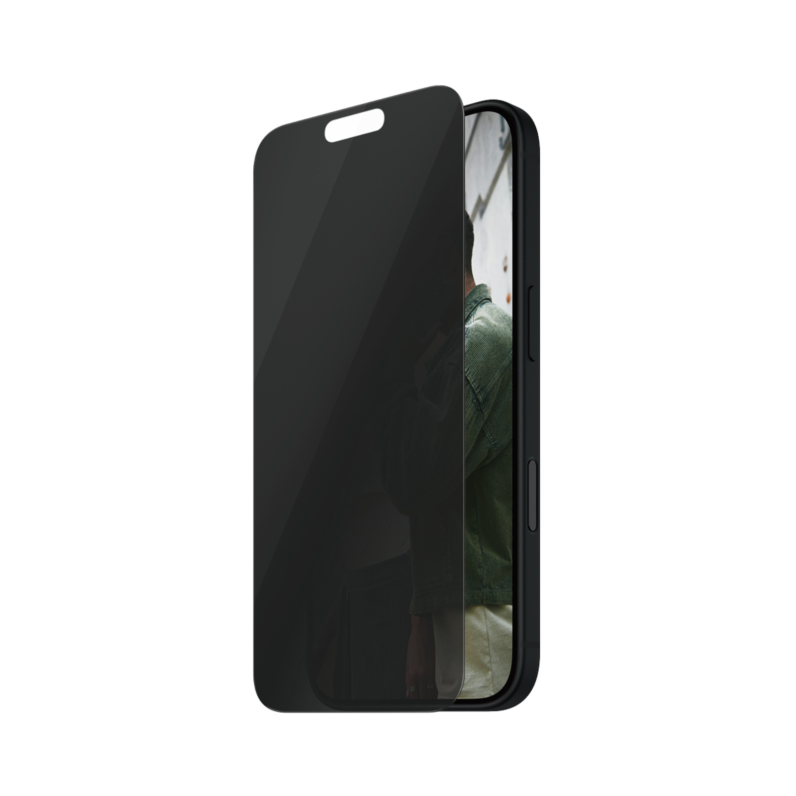 PanzerGlass SAFE. by Privacy Screen Predector for IPhone 16 15 Ultra-Wide Fit
