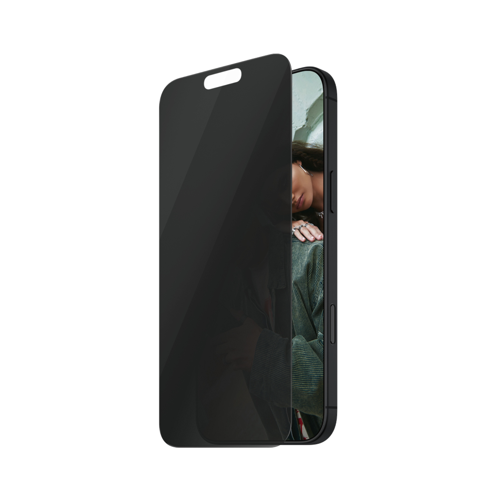 PanzerGlass SAFE. by Privacy Screen Predector for IPhone 16 Pro Ultra-Wide Fit