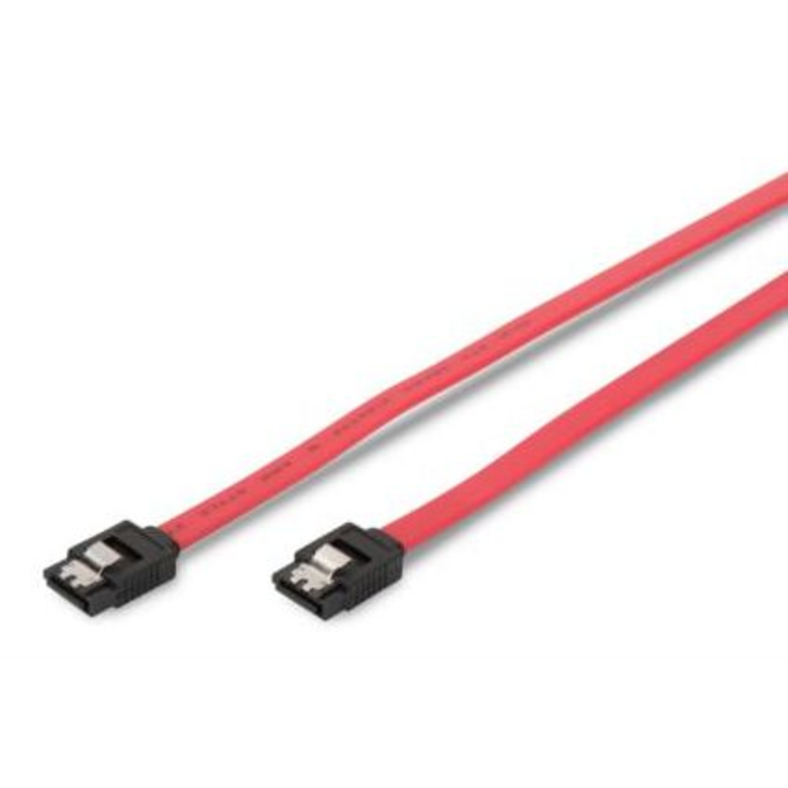 Micro Connect SATA Cable 50cm with Clip 7-Pole to 7-Pole SATA Plugs