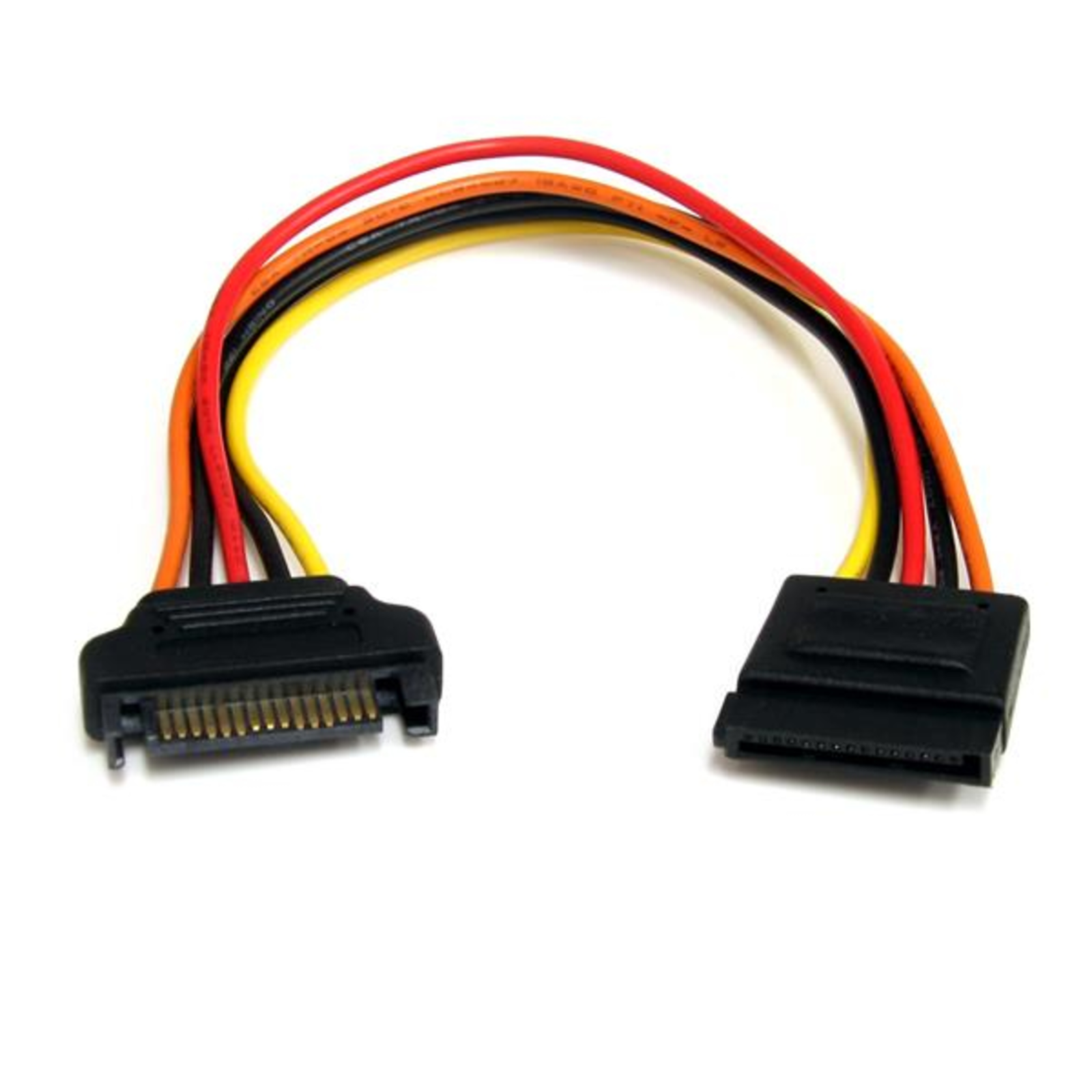 StarTech.com 20cm SATA Power Extension Male/female Serial ATA Cable Supply Connector M