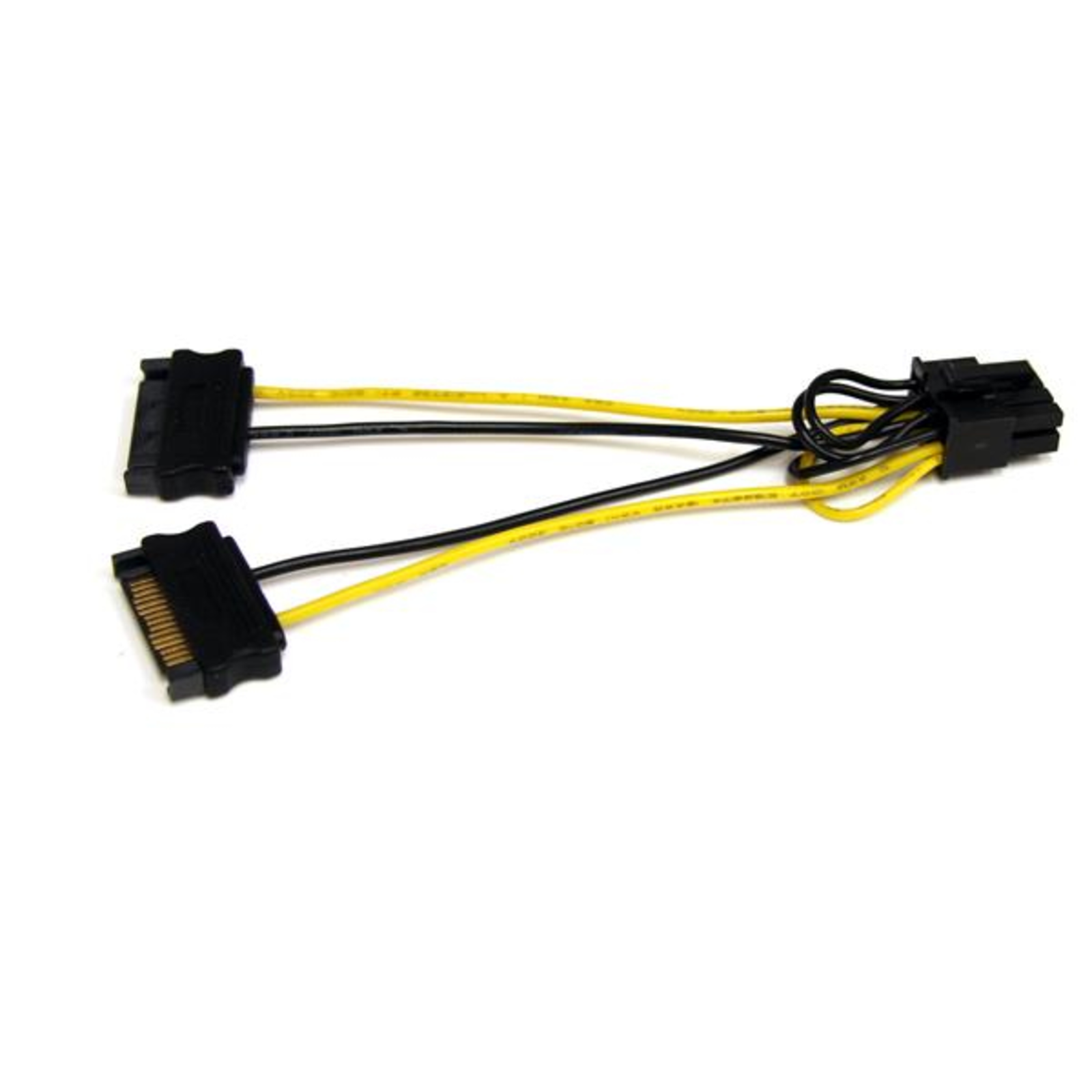 StarTech.com 15cm SATA Power to 8-pin PCI Express Graphics Card Cable PCIe Y-cable Adapter Connector