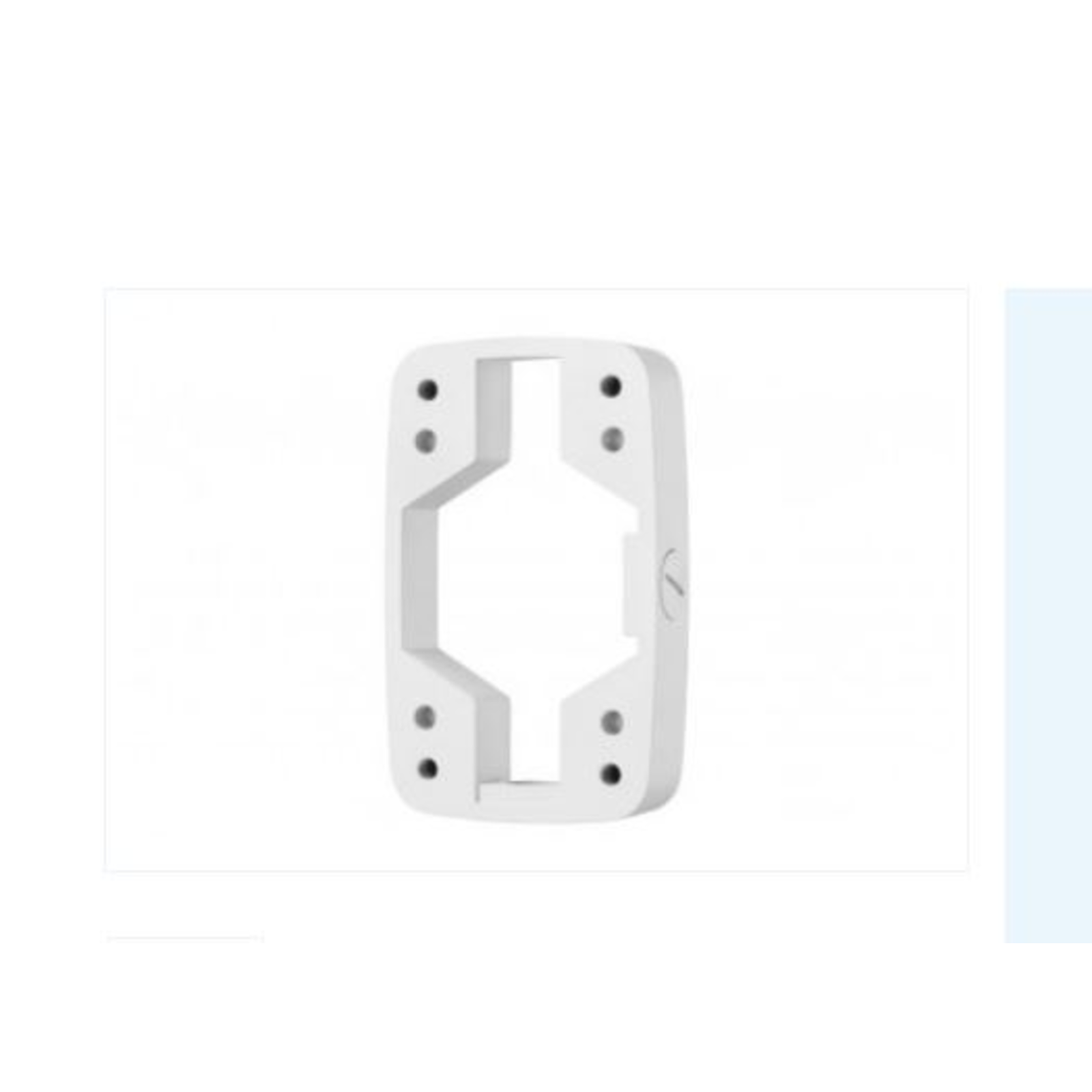 Hanwha Vision Wall Mounting Plate White Aluminum for Techwin Wall Arms