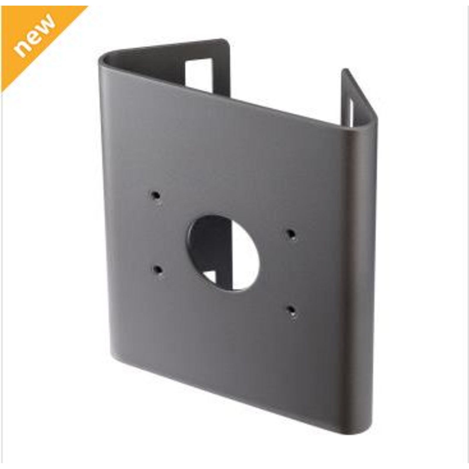 Hanwha Vision Pole Mount Kit for Techwin Bullet Cameras Outdoor Indoor Steel Grey