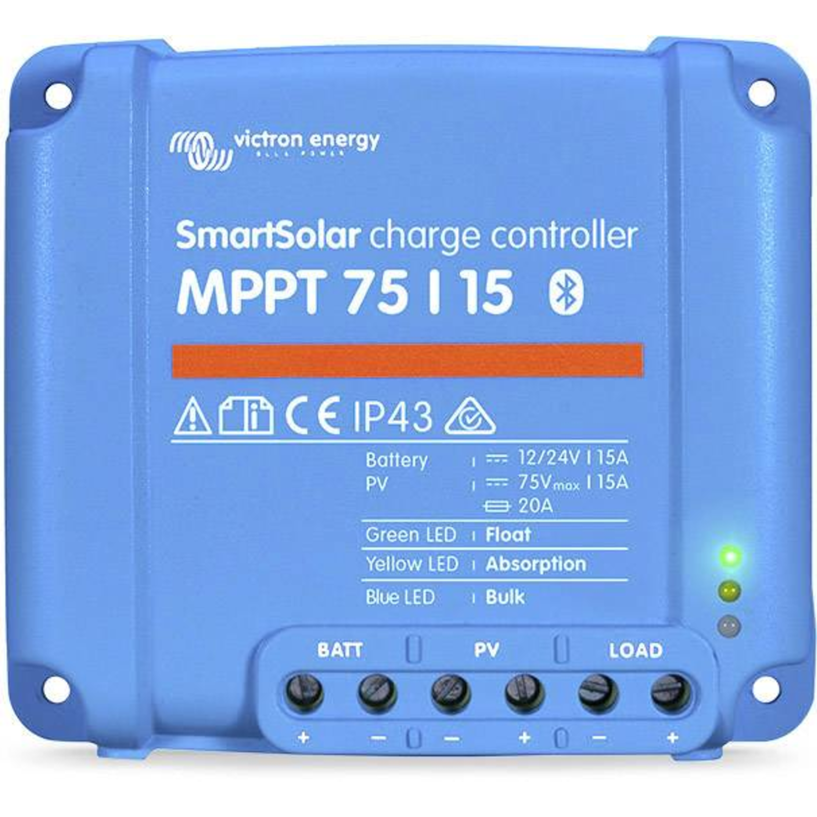 Victron Energy SmartSolar MPPT 75/15 113mm 40mm 100mm 500g