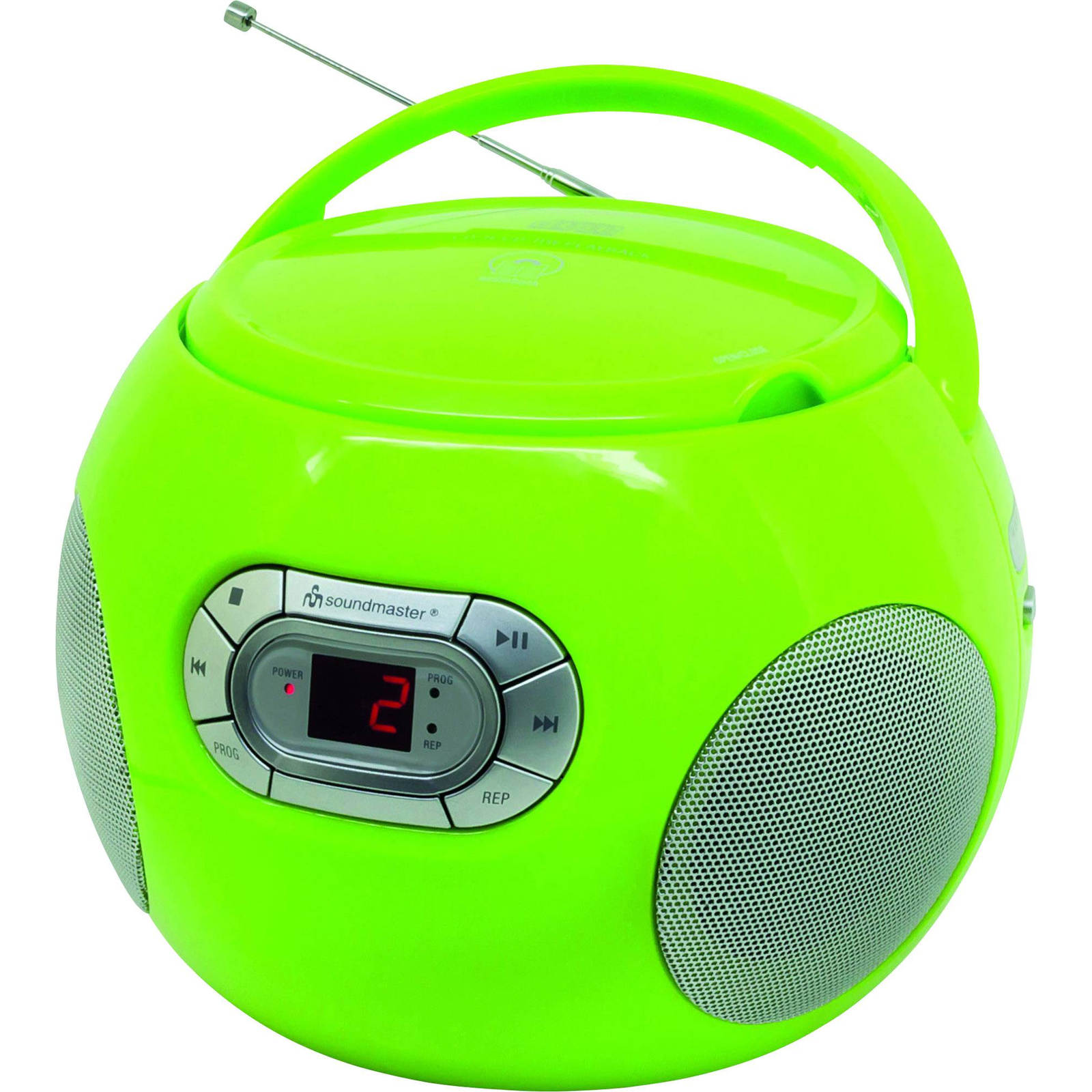soundmaster SCD2120GR CD Radio FM AUX CD Green