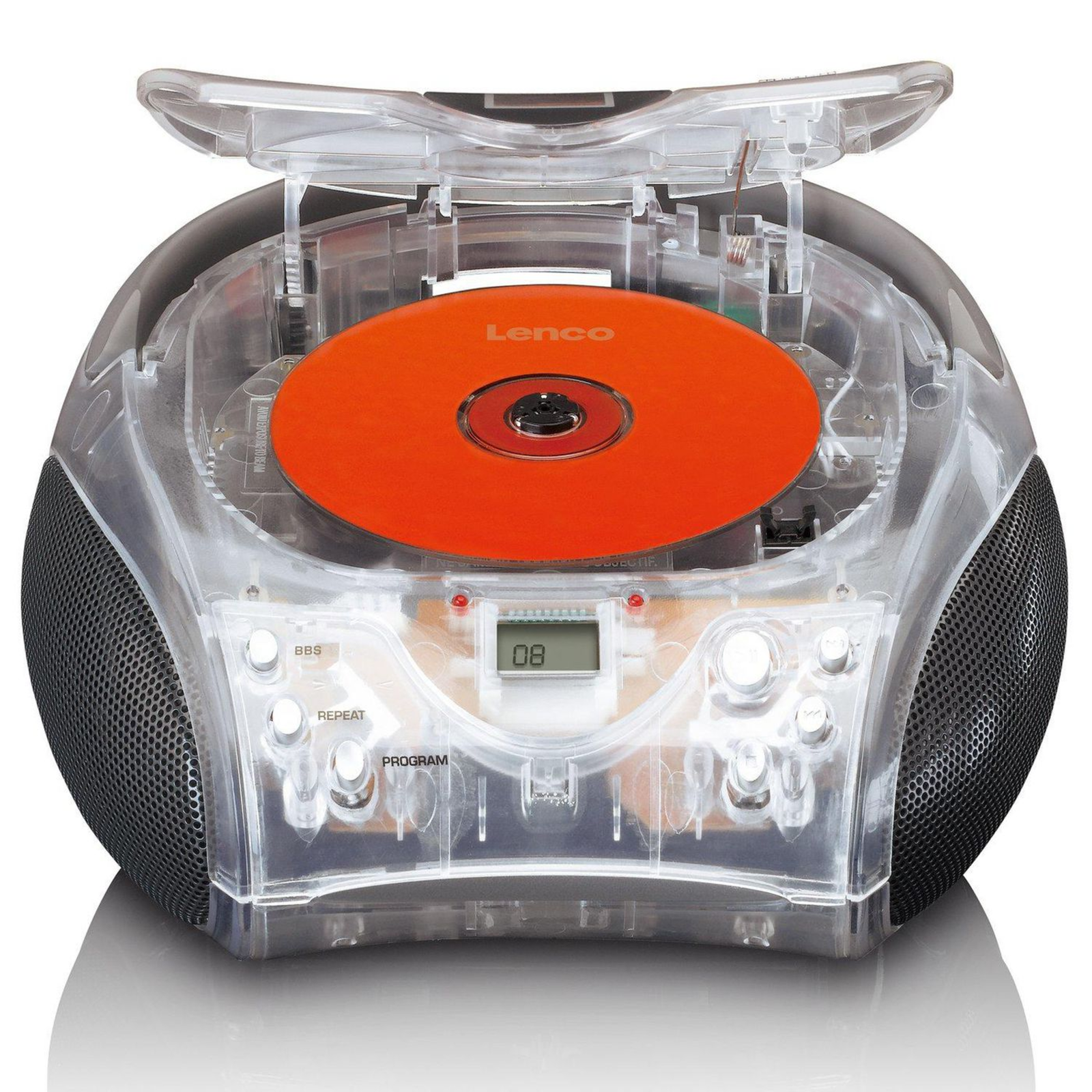 Lenco SCD-24 transparent Radio