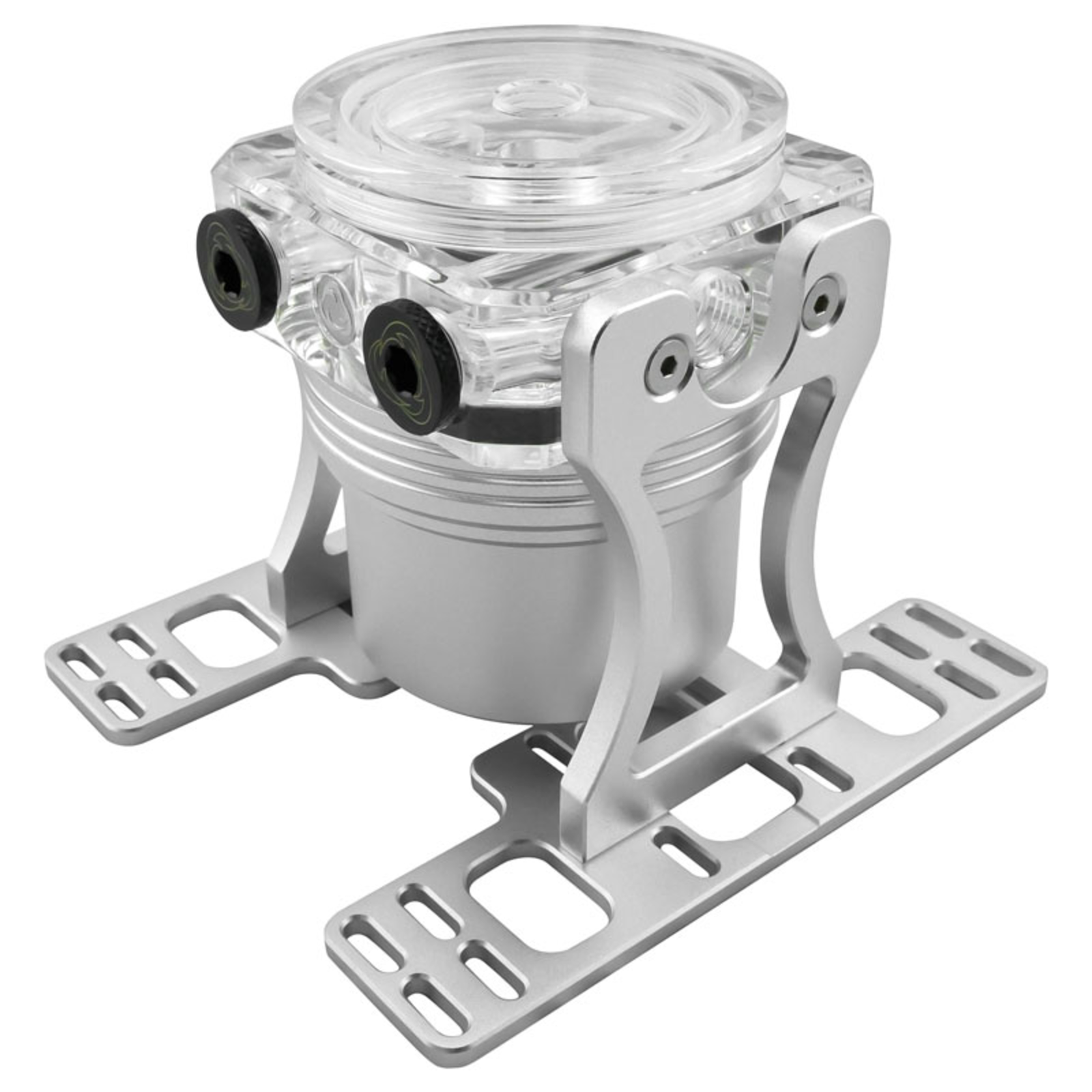 Singularity Computers Predium Vertical Bracket for Pumps And AGBs Silver