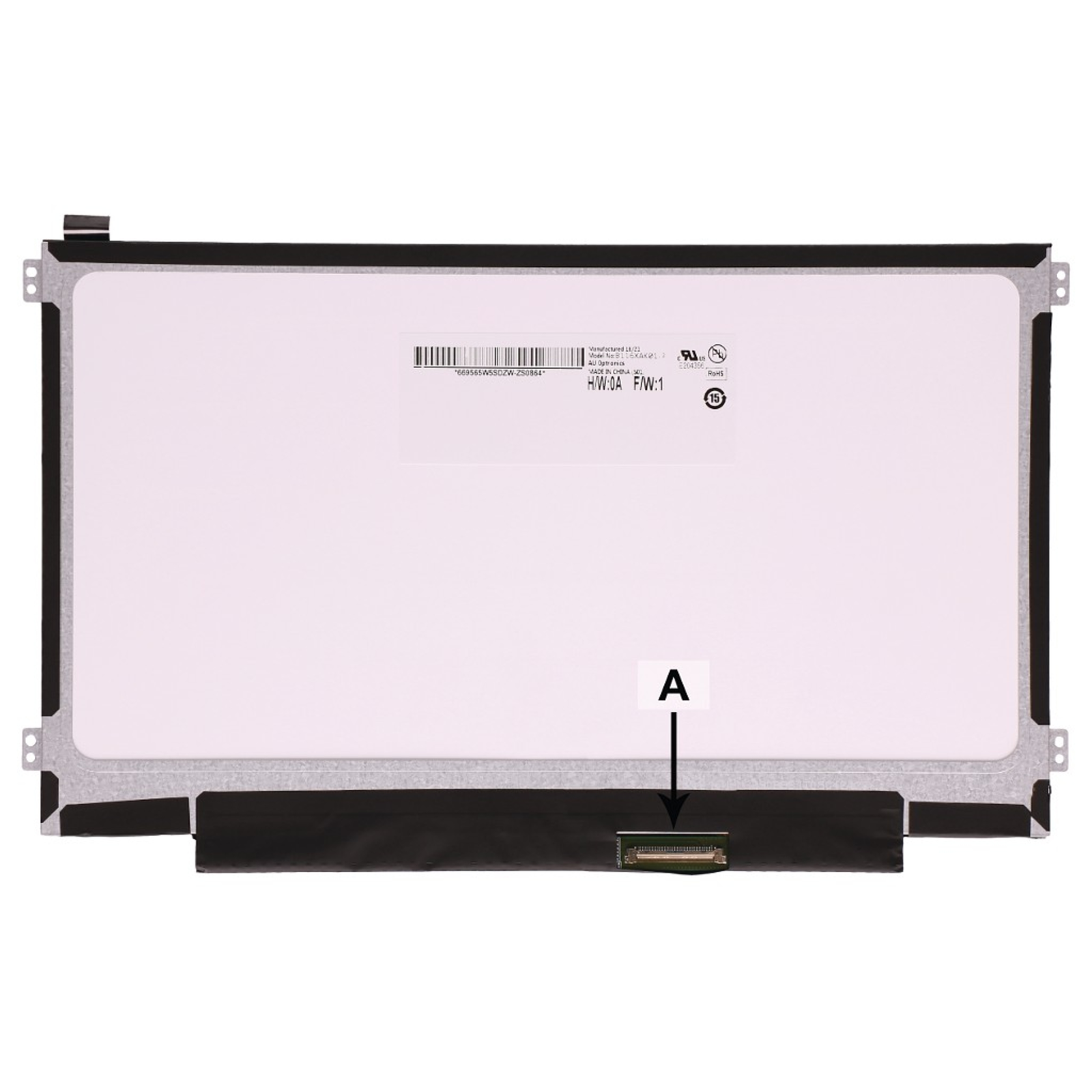 2-POWER 11.6 1366x768 LED OnCell T/P (mattee)