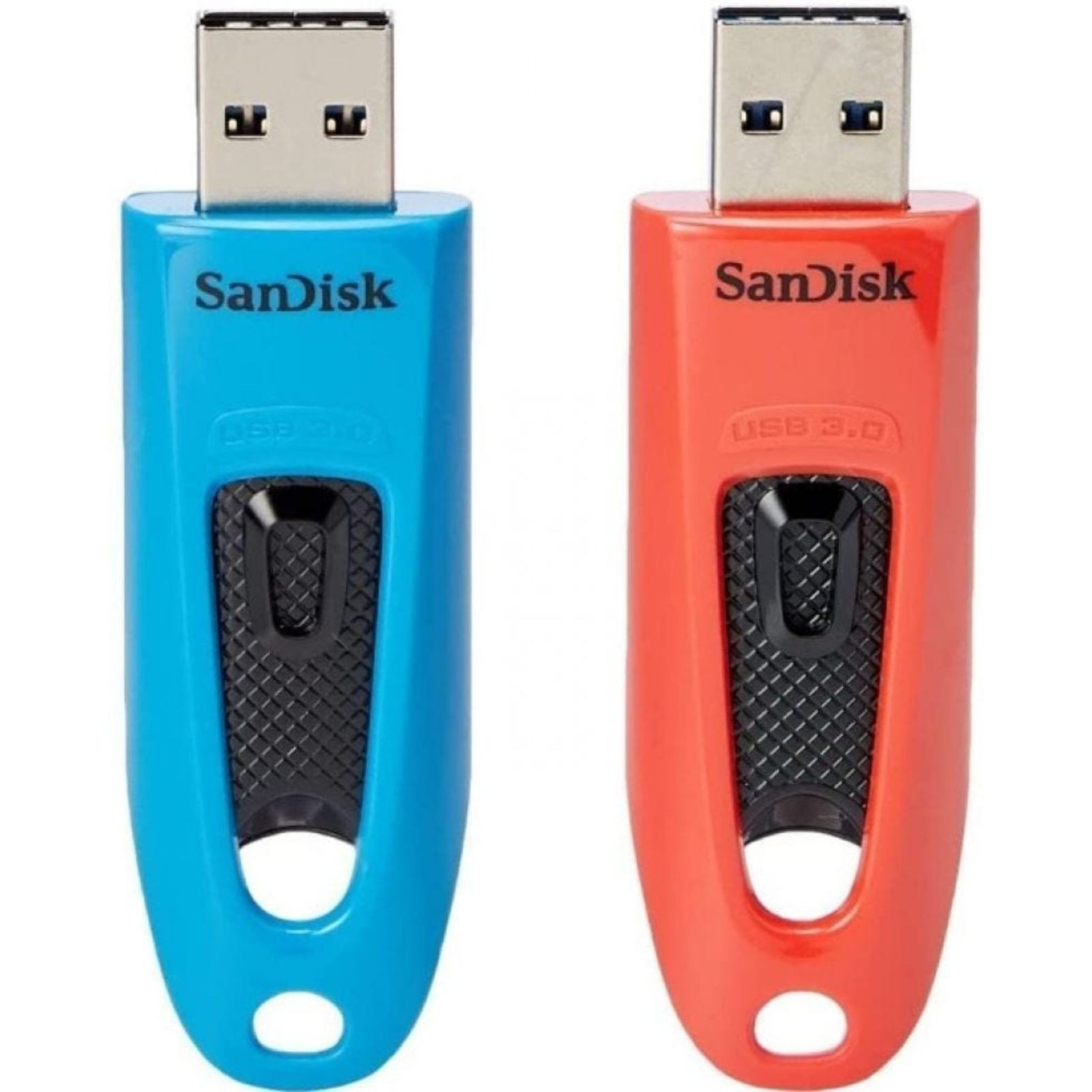SanDisk Ultra 64 GB USB Type-A 3.2 Gen 1 3.1 Gen 1 130 MB-s Slide Blue Red