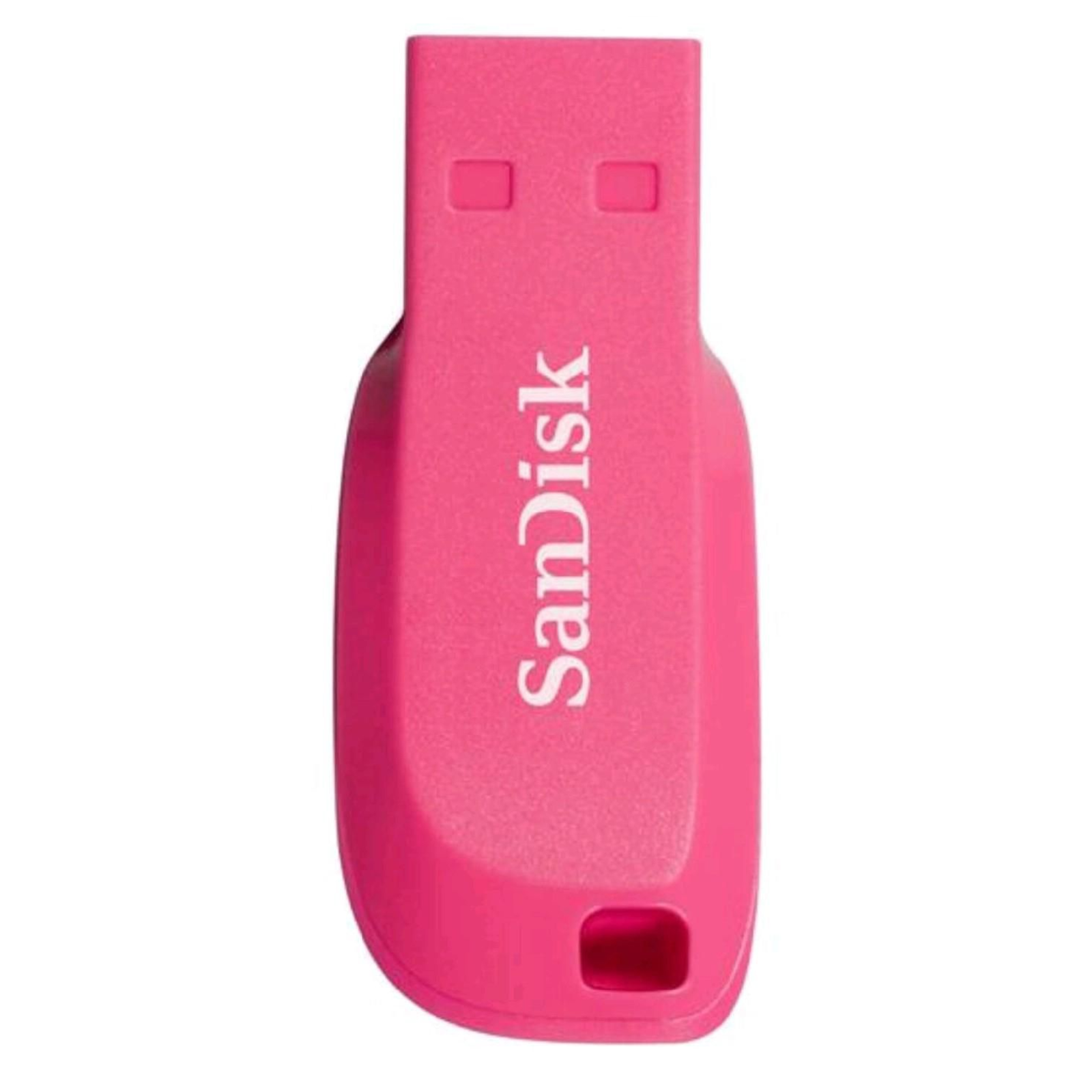 SanDisk Cruzer Blade 16GB 16 GB USB Type-A 2.0 without Lid 2.5 G Pink