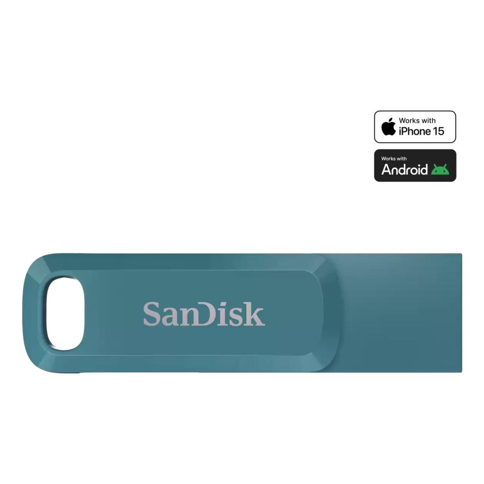 SanDisk Ultra Dual Drive Go Type-A/Type-C 1TB USB Stick Blue Swivel up to 400 MB/s 3.2 Gen 1x1