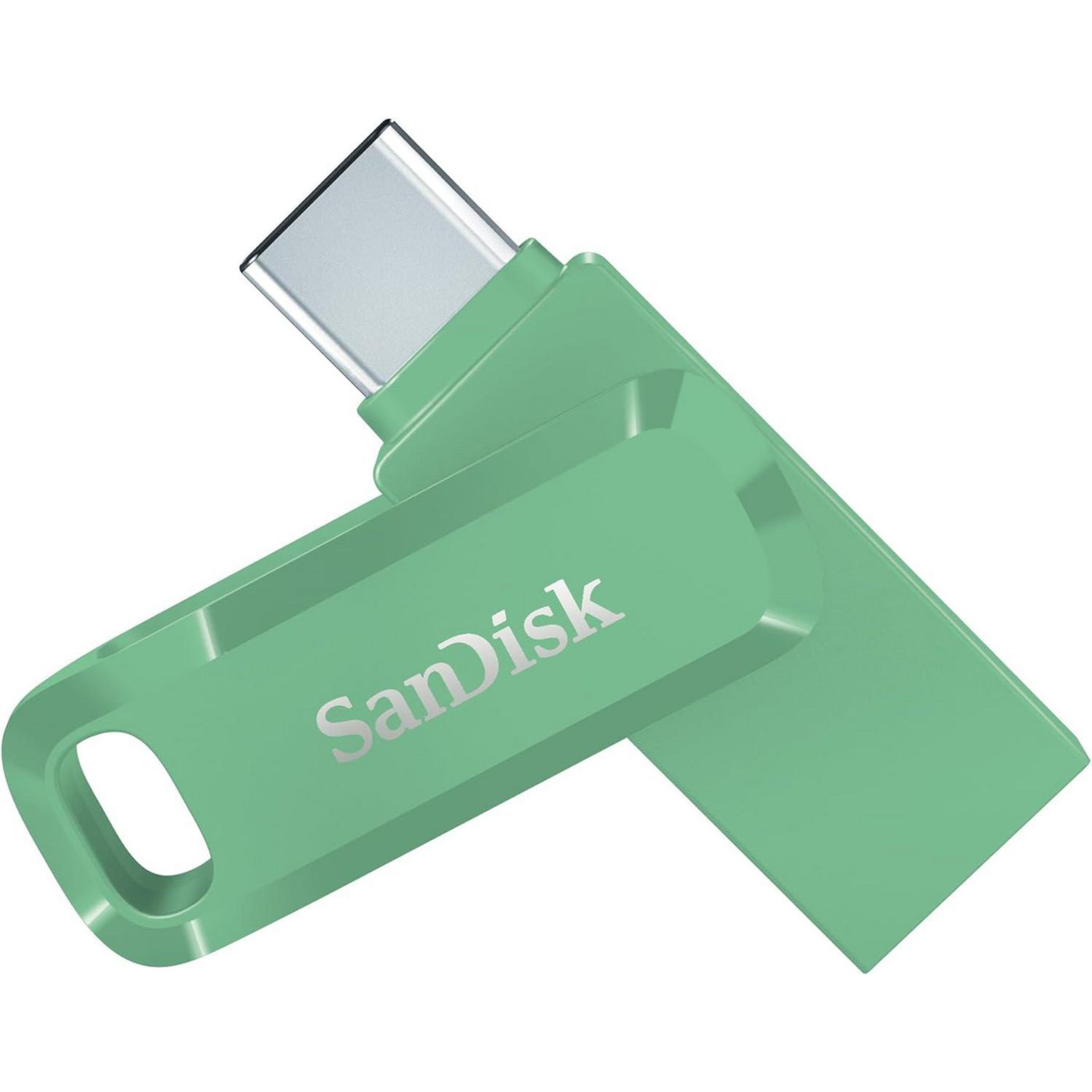 SanDisk Ultra Dual Drive Luxe USB Flash Drive 256 GB USB 3.2 Gen 1 USB-C Absinthe Green