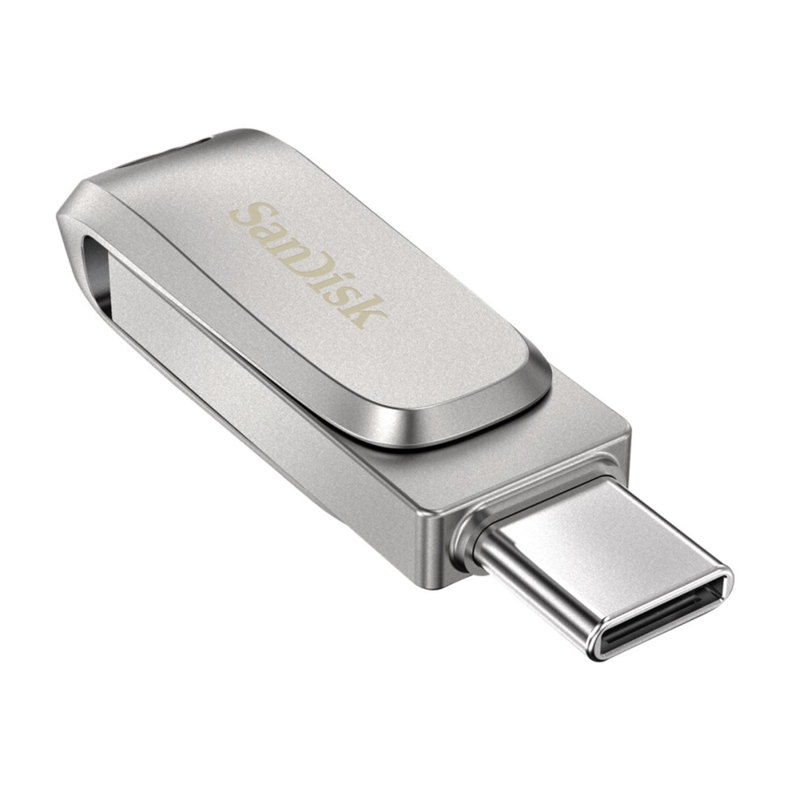 SanDisk Ultra Dual Drive Luxe 64GB USB 3.1 Gen 1 USB-C Silver