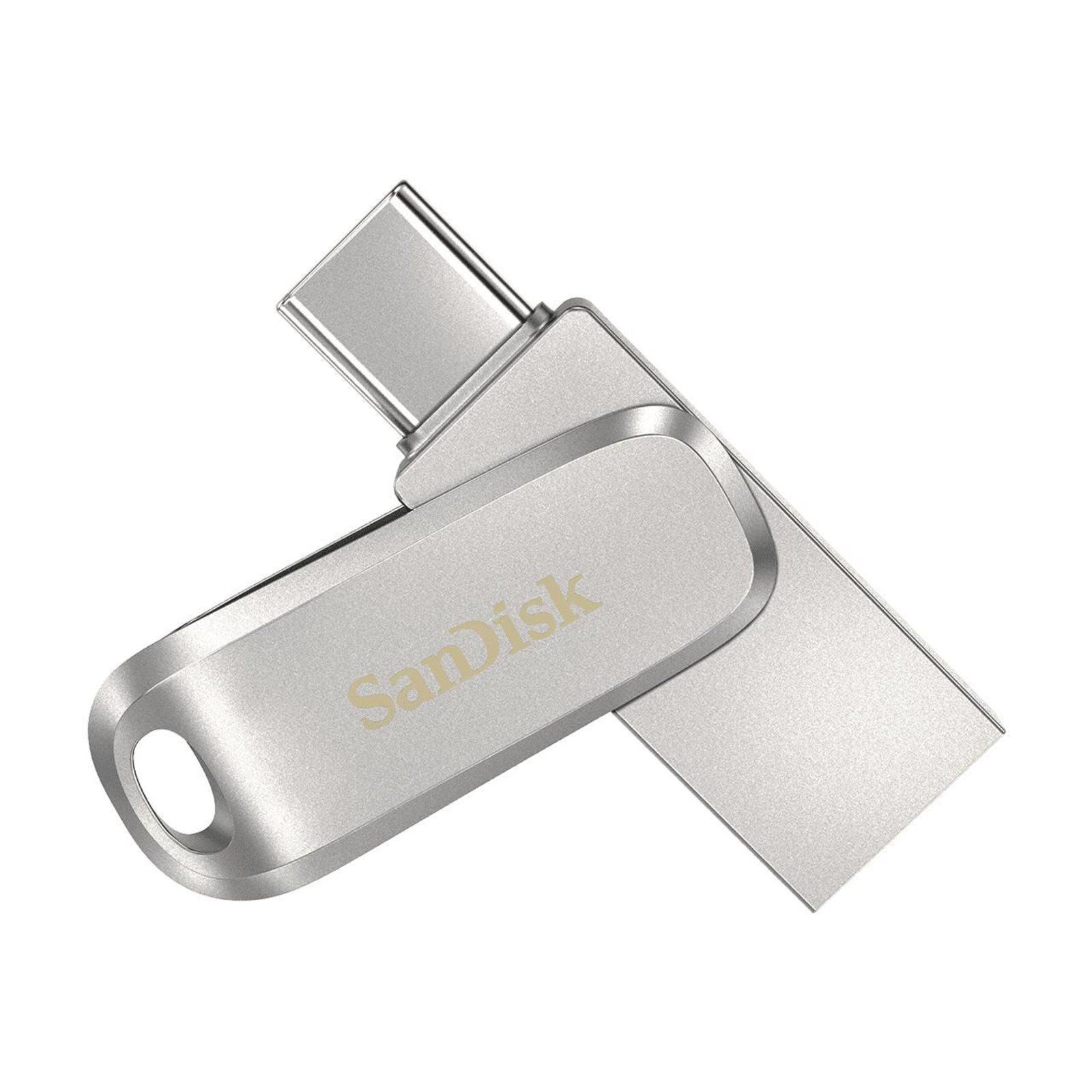 SanDisk Ultra Dual Drive Luxe 512GB USB 3.1 Gen 1 USB-C Silver