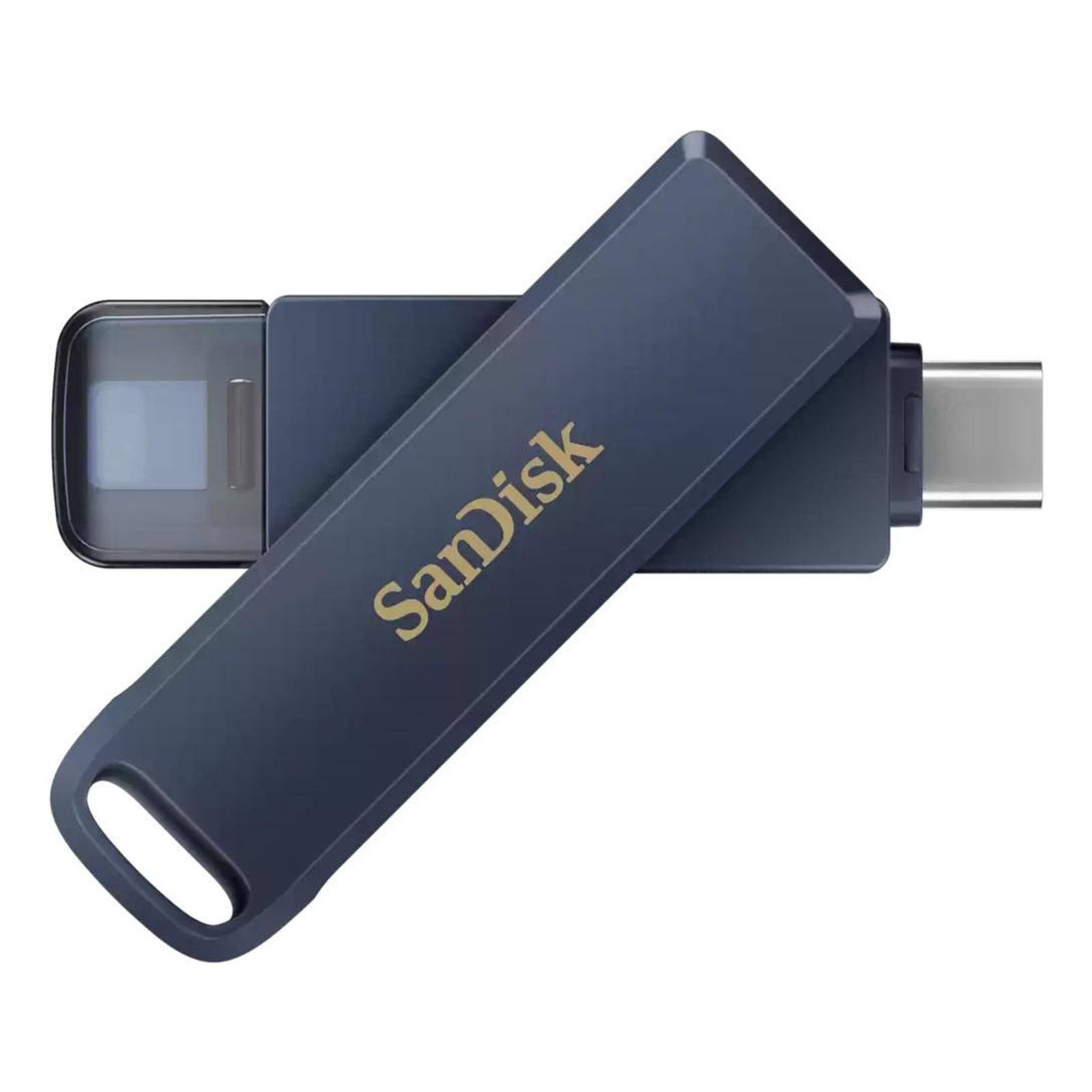SanDisk Phone Drive USB Flash Drive 128 GB USB-C Lightning Metallic Blue