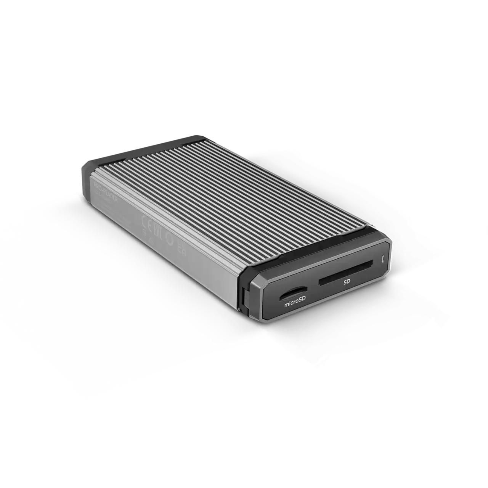 SanDisk Professional PRO-READER Built-in Memory Card Reader USB-C Black Silver