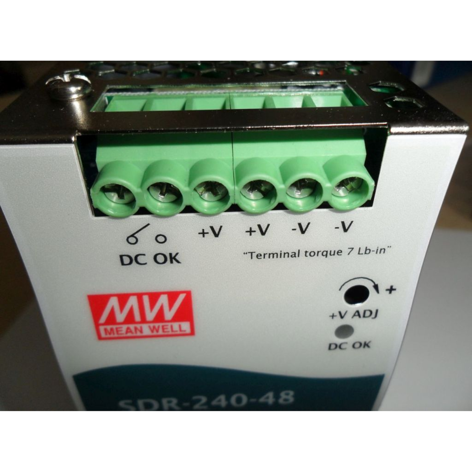 Meanwell Mean Well SDR-240 Series SDR-240-24 Power Supply (DIN Rail Mounting Possible)