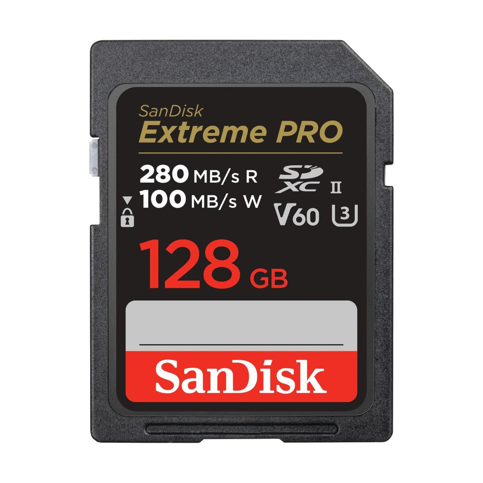 SanDisk Extreme Pro Flash Memory Card 128 GB Video Class V60 UHS-II U3 Class10 SDXC UHS-II