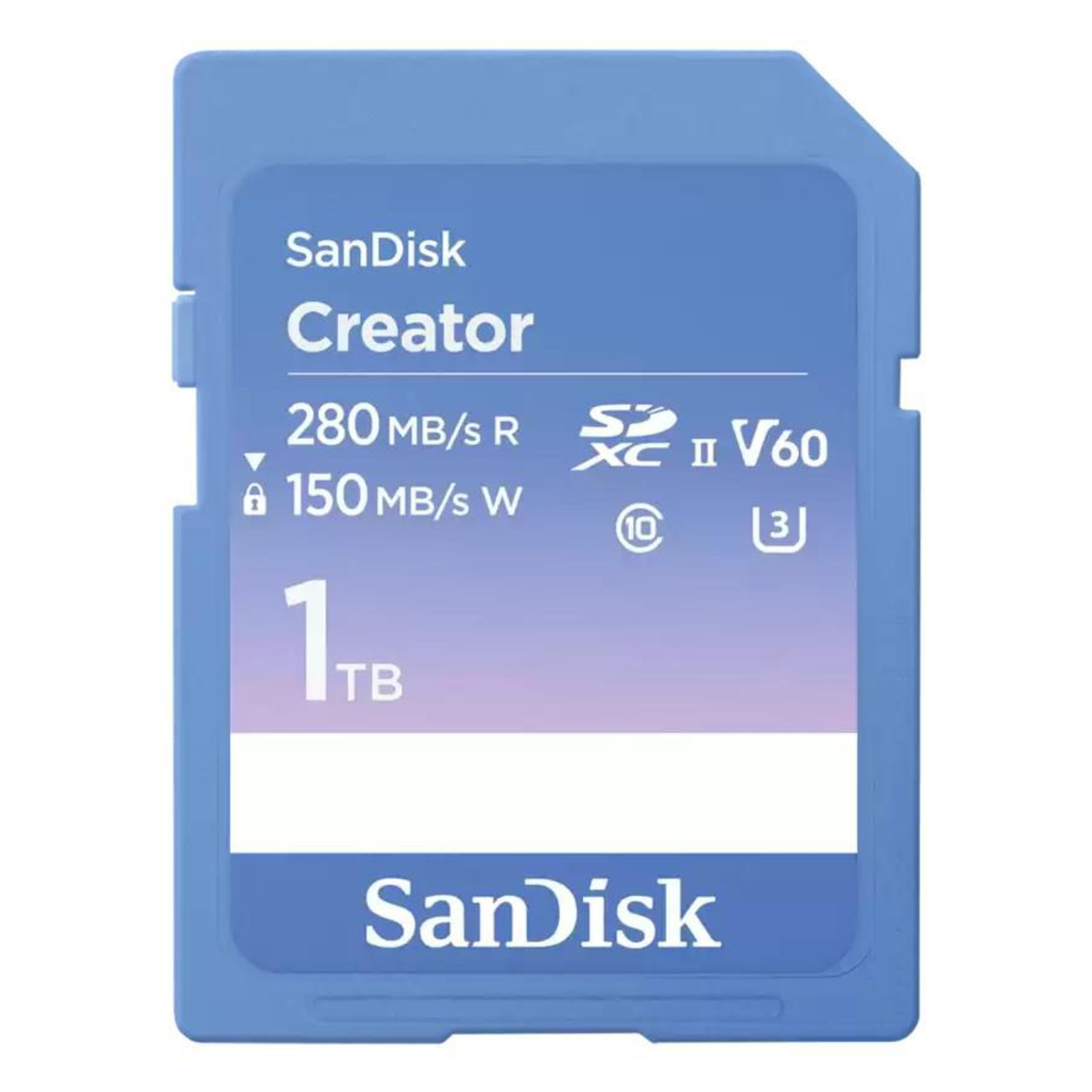 SanDisk Creator SD UHS-II Memory Card 1TB Blue SDSDXEP-1T00-GNCIS