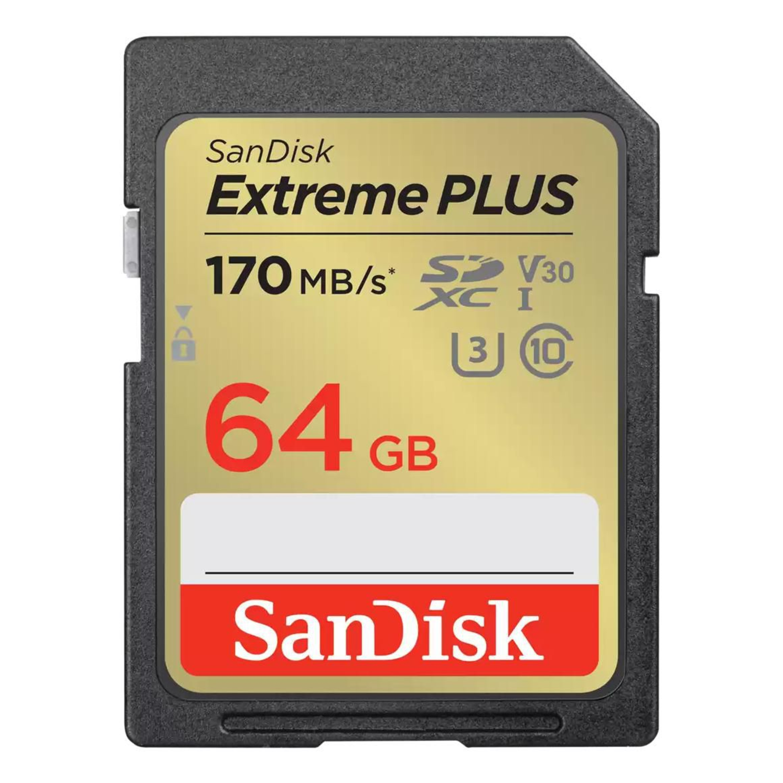 SanDisk Extreme Plus Flash Memory Card 64 GB Extended Capacity SD SDXC