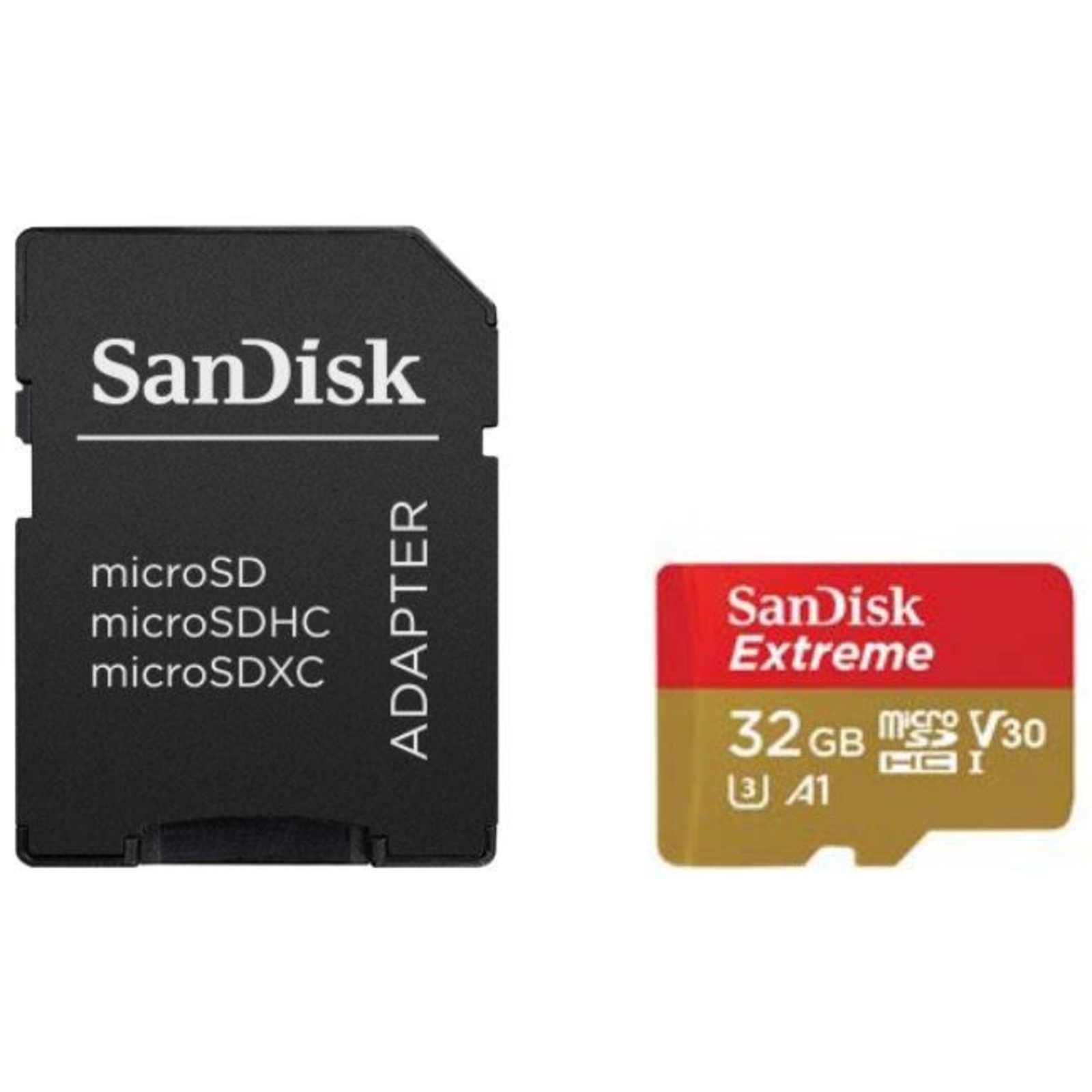 SanDisk SDSQXAF-032G-GN6AT 32 GB MicroSDHC UHS-I 100 MB-s Class 3 U3 Shock Resistant