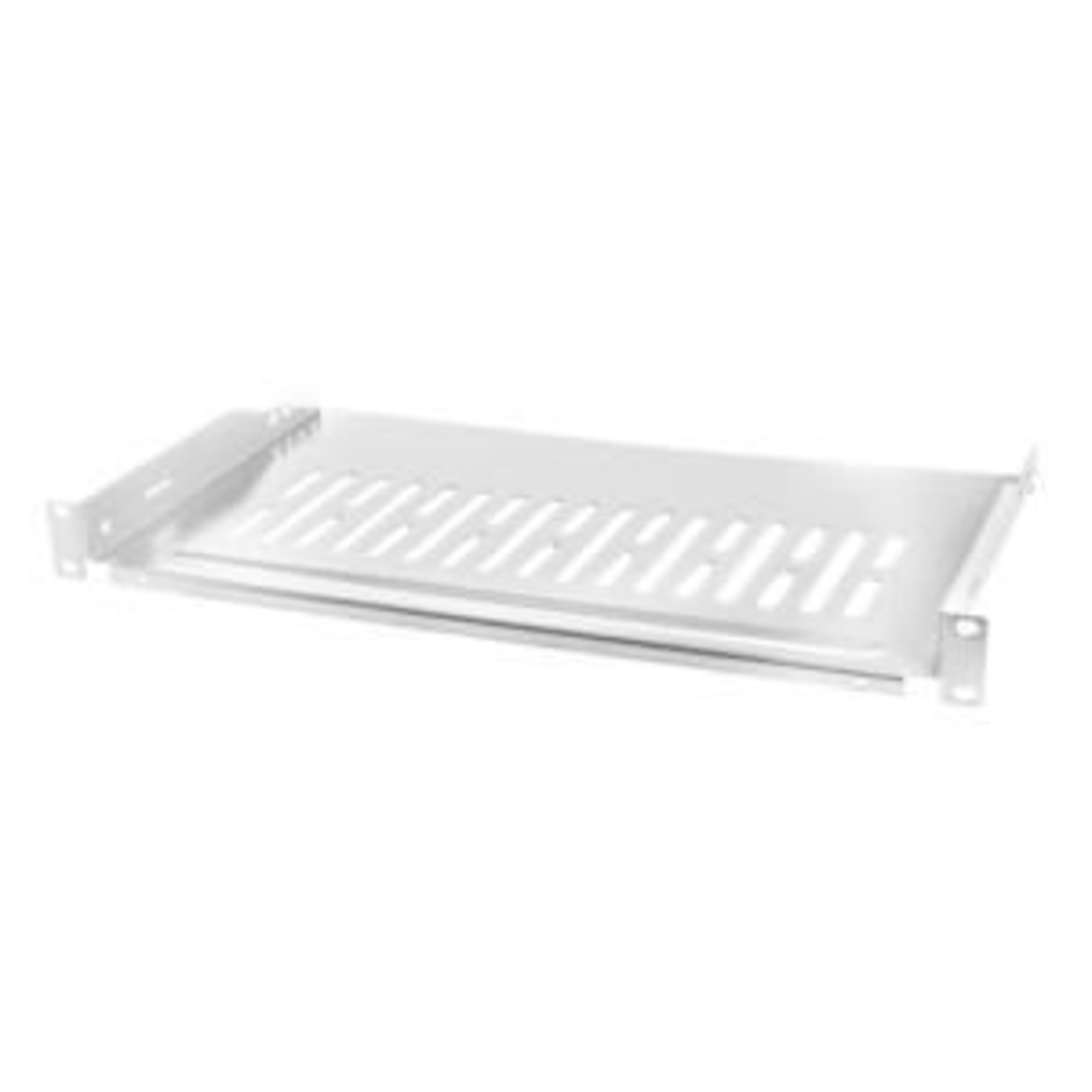 LogiLink Rack Shelf Light Grey RAL 7035 1U 48.3 Cm (19inch)
