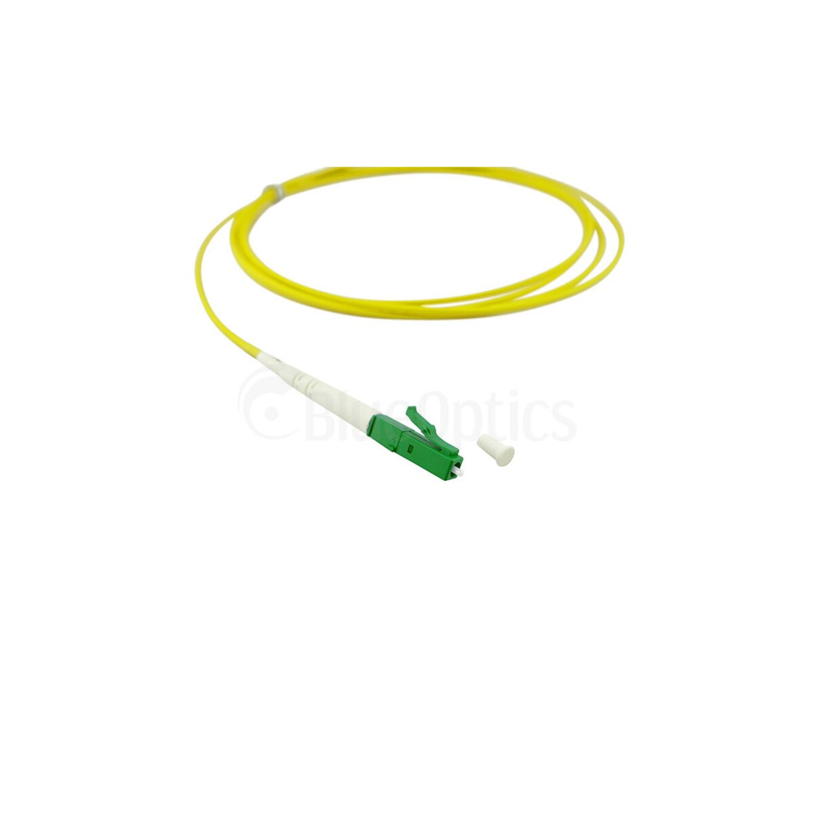BlueOptics Fiber Optic Patch Cord LC/APC SC/APC SM OS2 Yellow 10,0m