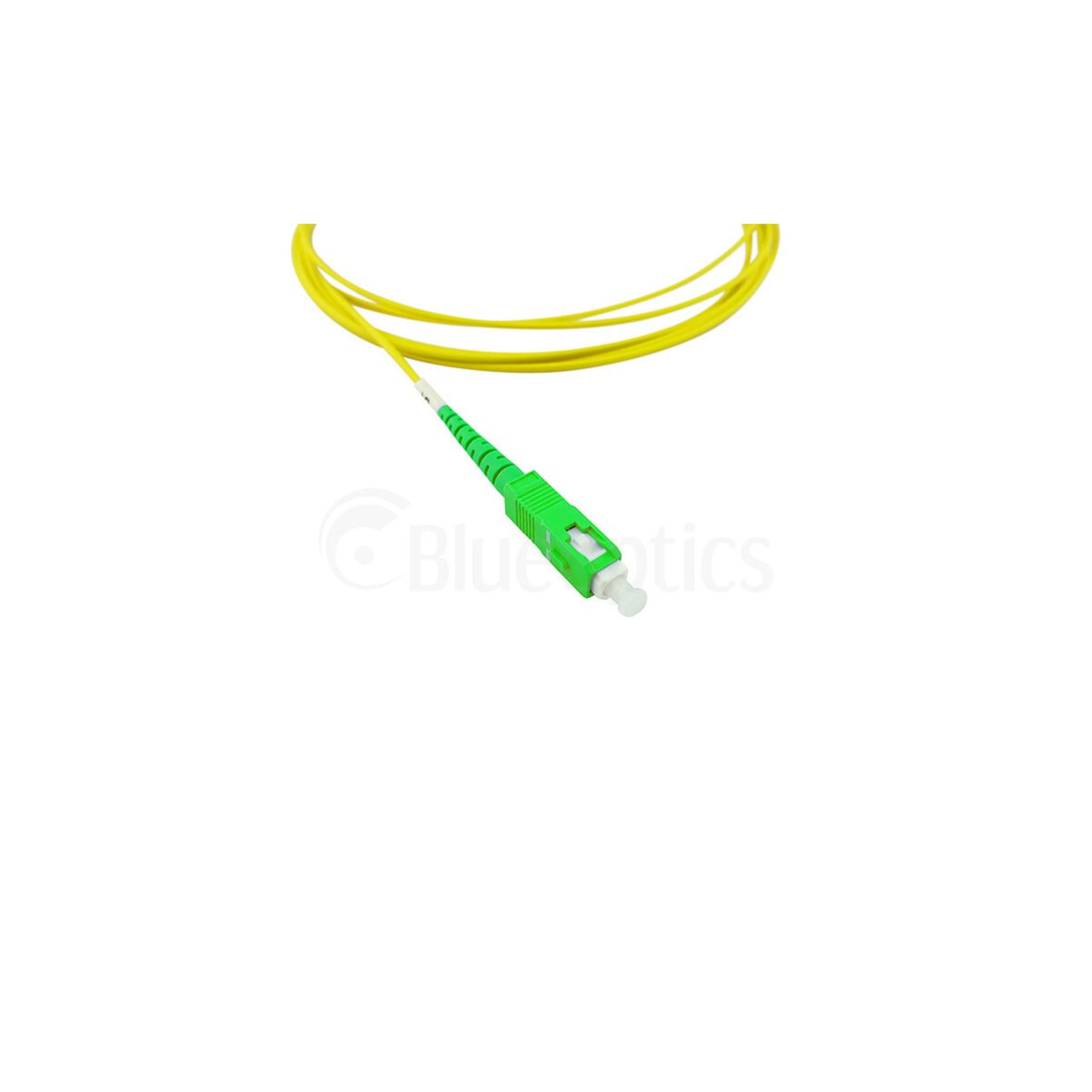 BlueOptics Fiber Optic Patch Cord LC/UPC SC/APC SM OS2 Yellow 25,0m