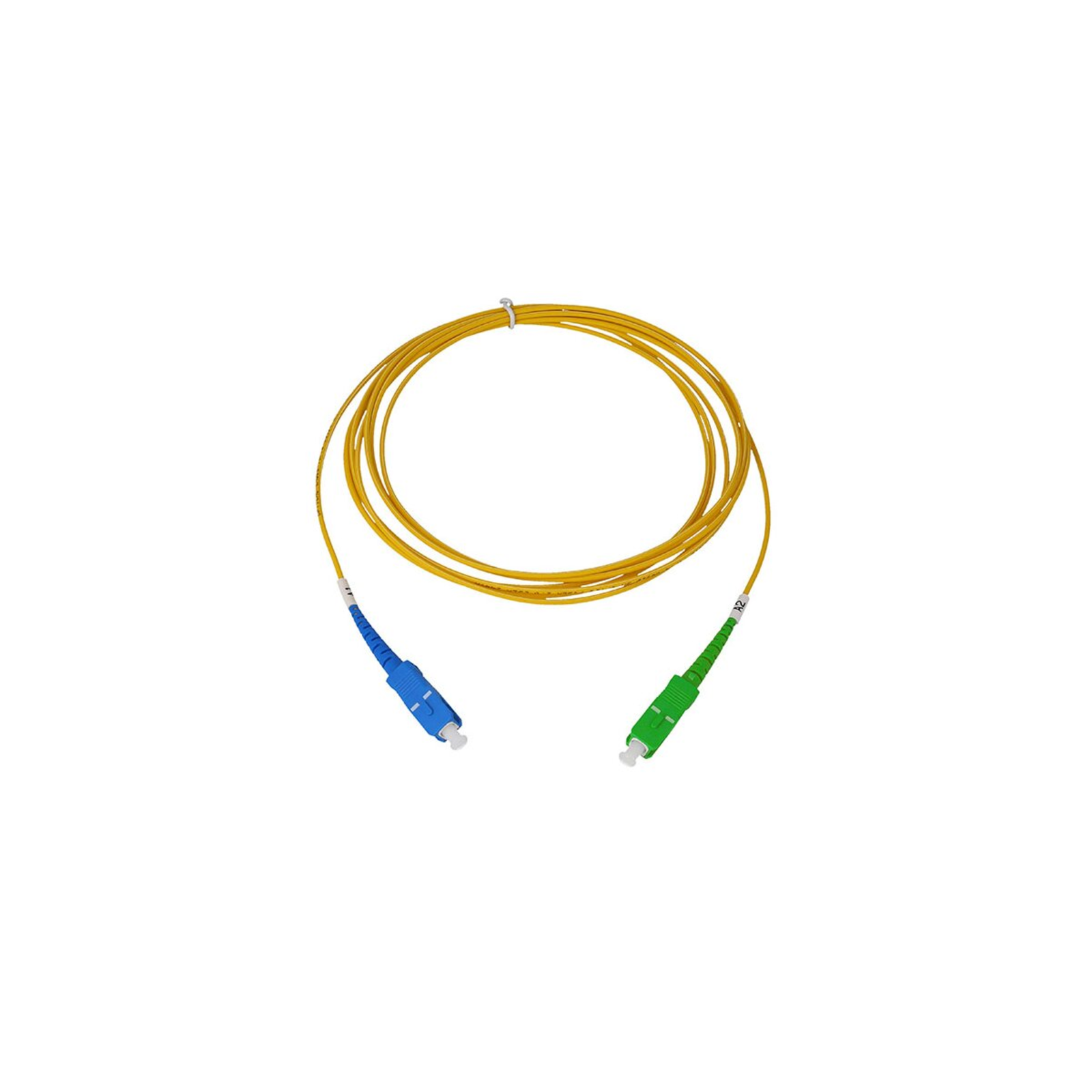 BlueOptics Simplex Fiber Optic Patch Cable SC-UPC/SC-APC Single-mode 50 Meters