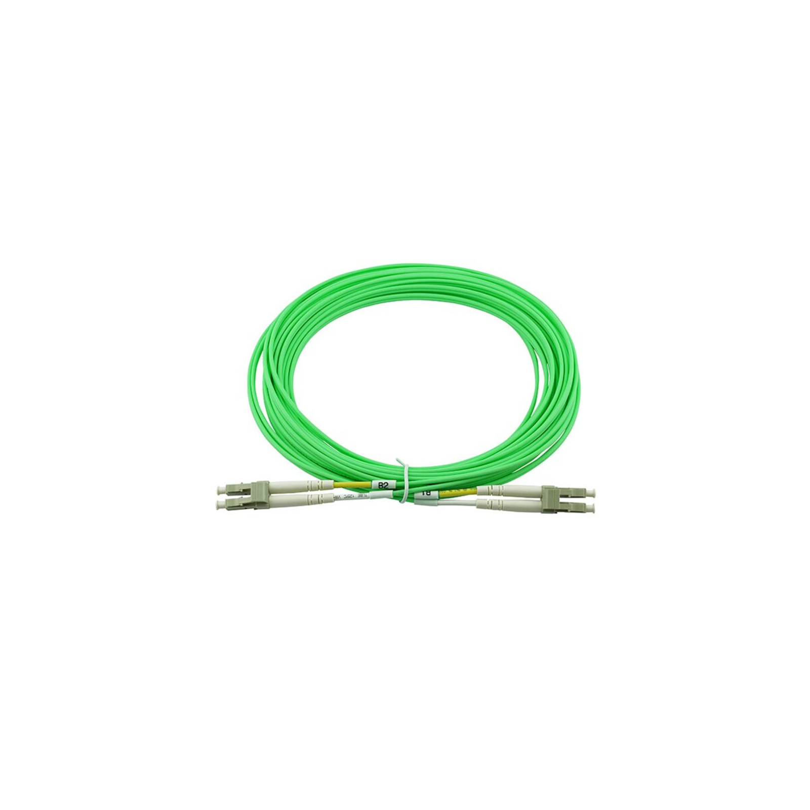 BlueOptics Duplex Fiber Optic Patch Cable LC-LC Multimode OM5 5 Meters