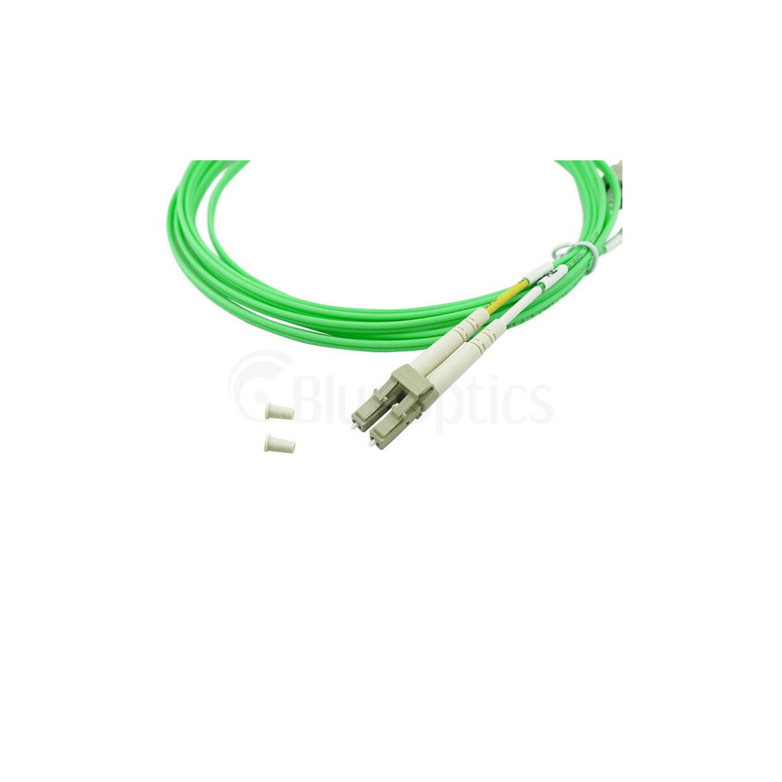 BlueOptics Duplex Fiber Optic Patch Cable LC-LC Multimode OM5 5 Meters