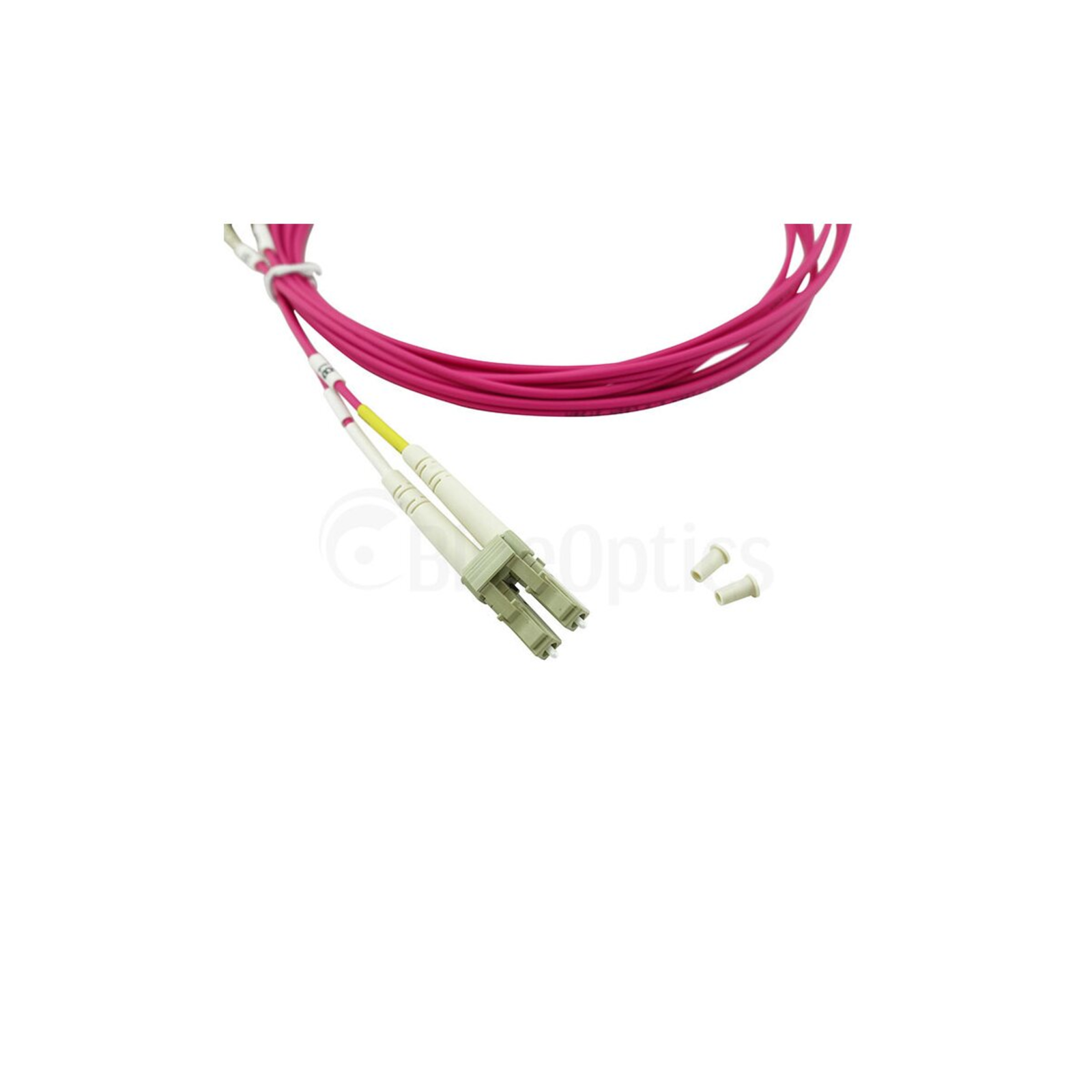BlueOptics Duplex Fiber Optic Patch Cable LC-SC Multimode OM4 7.5 Meters