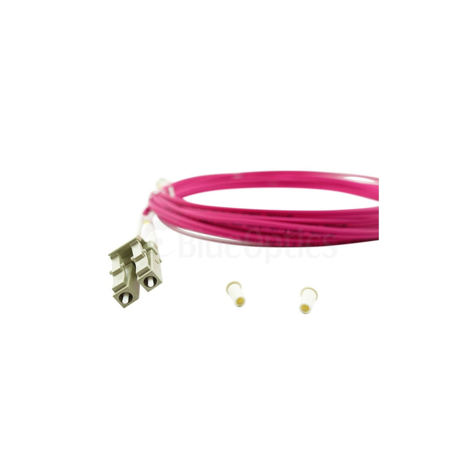 BlueOptics Duplex Fiber Optic Patch Cable LC-SC Multimode OM4 7.5 Meters