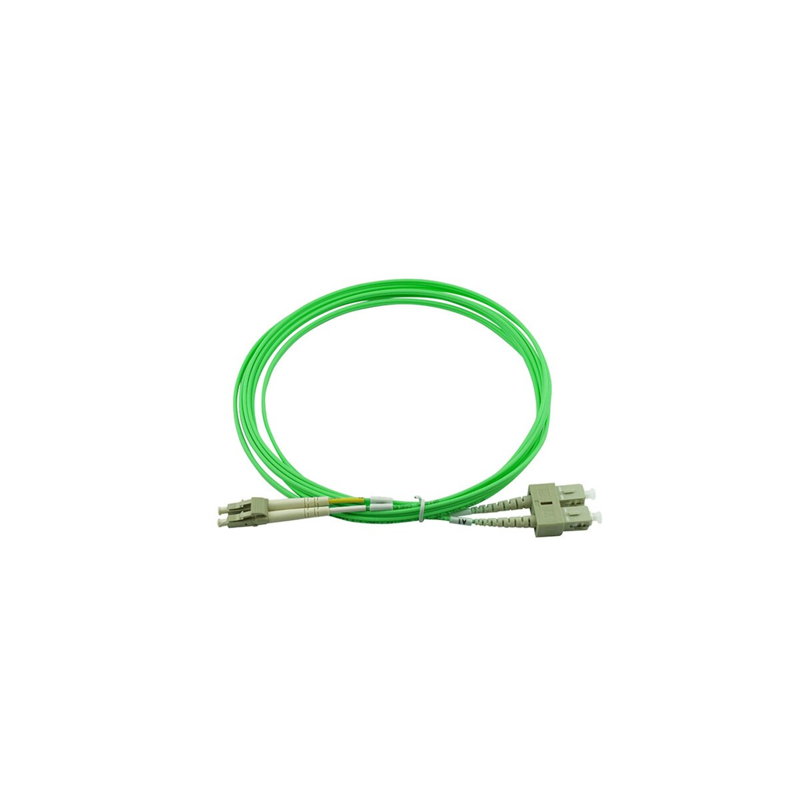 BlueOptics Duplex Fibre Optic Patch Cable LC-SC Multimode OM5 3 Metres