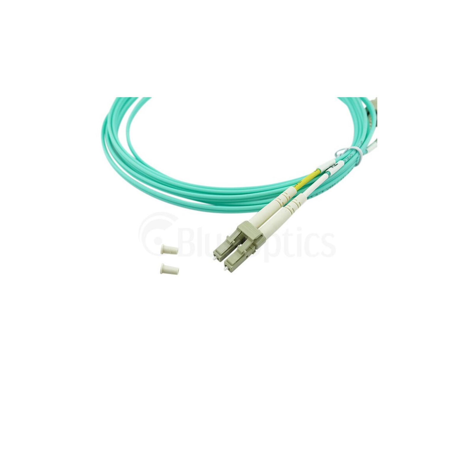 BlueOptics Duplex Fiber Optic Patch Cable LC-ST Multimode OM3 2m