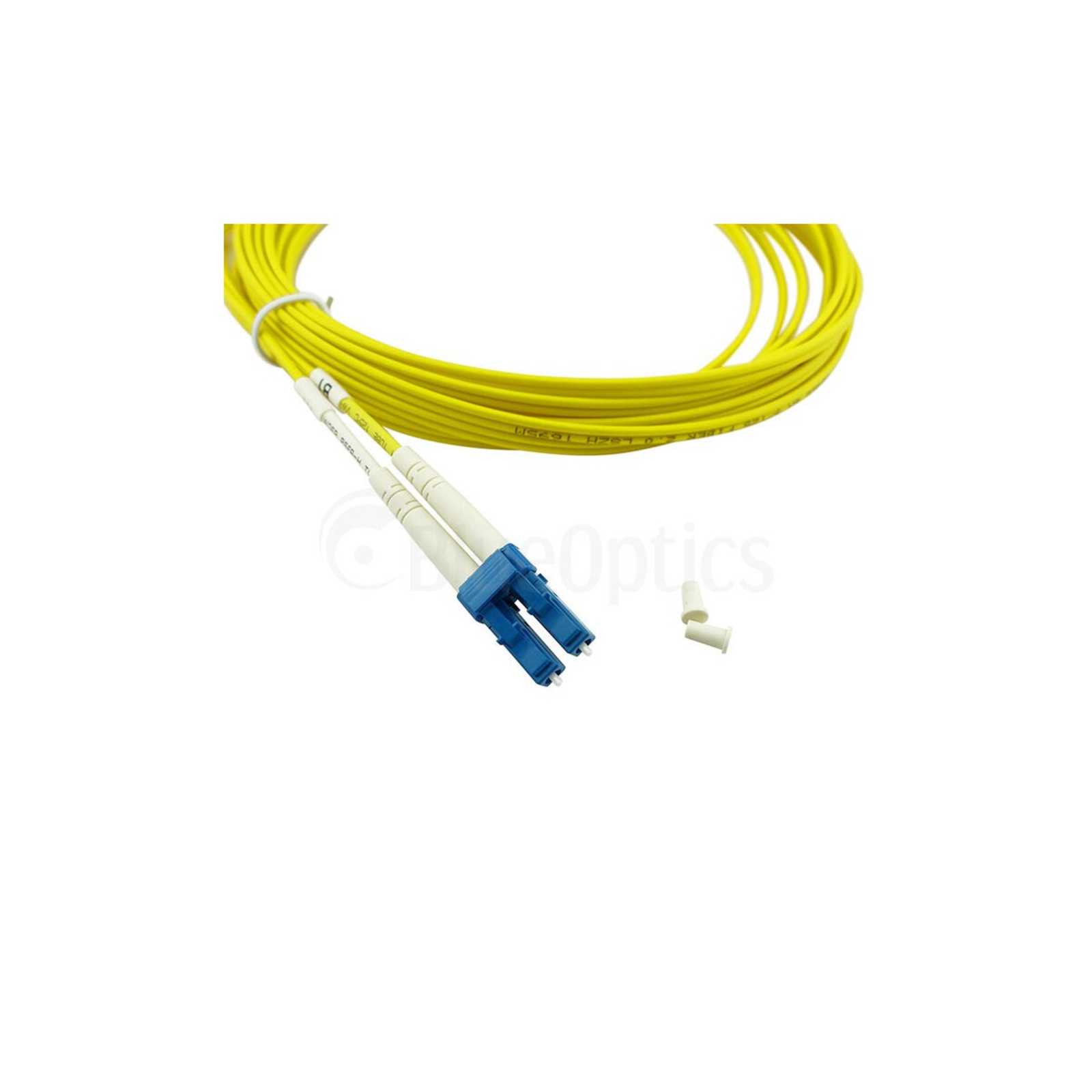BlueOptics Duplex Fiber Optic Patch Cable LC-UPC/E2000-APC Singlemode 0.5 Meter