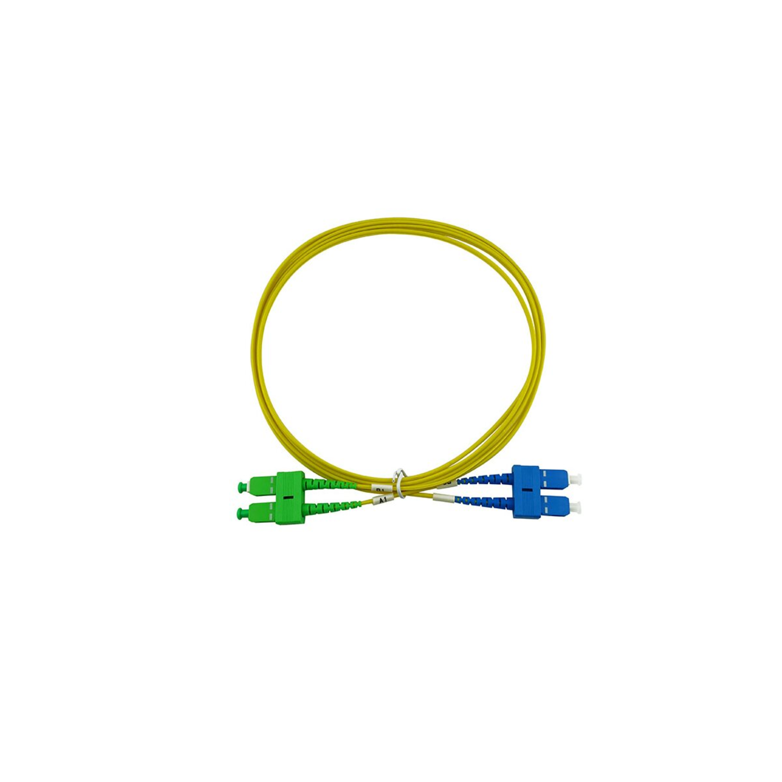 BlueOptics Duplex Fibre Optic Patch Cable SC-UPC/SC-APC Singlemode 5 Metres