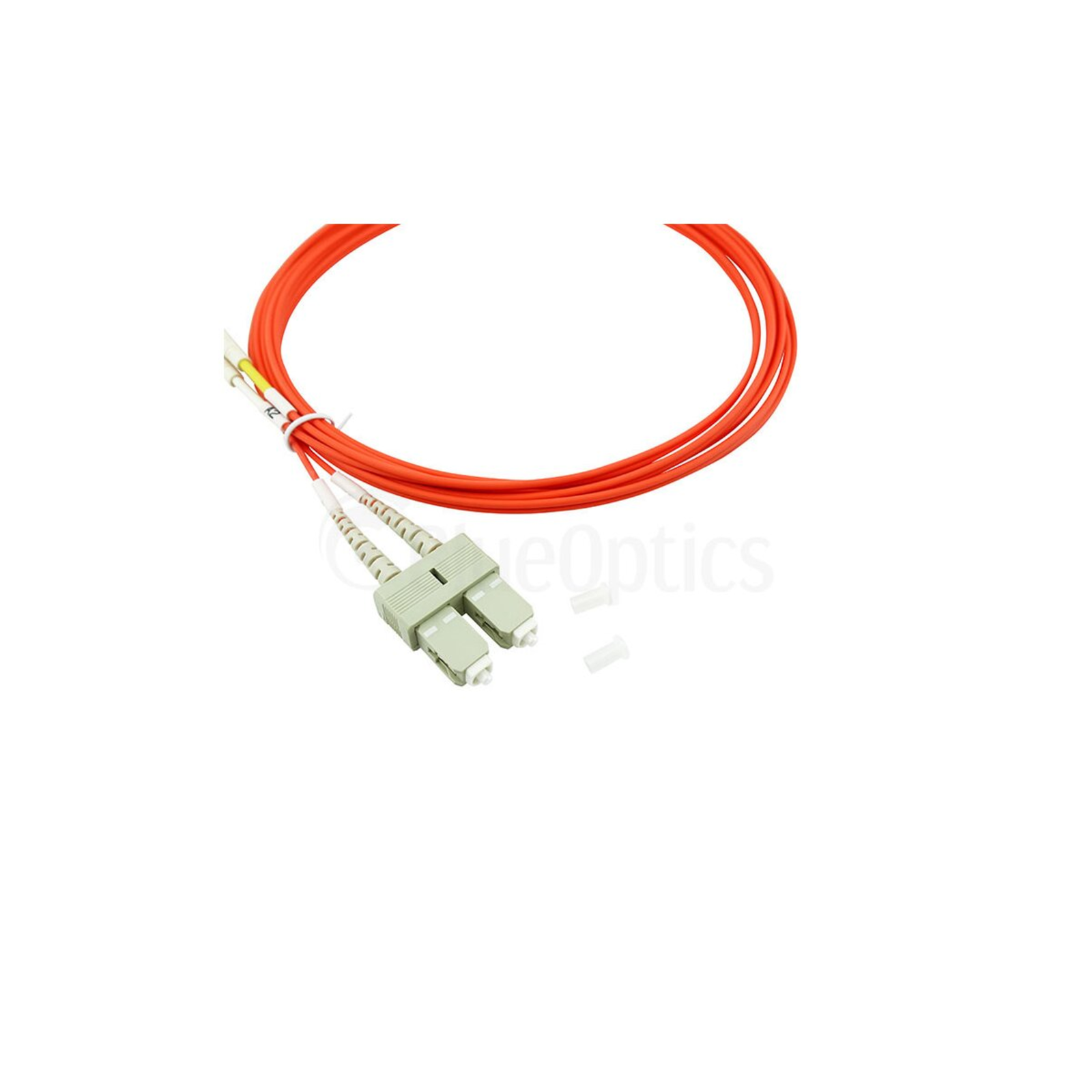 BlueOptics Duplex Fibre Optic Patch Cable SC-SC Multimode OM1 0.5 Metres