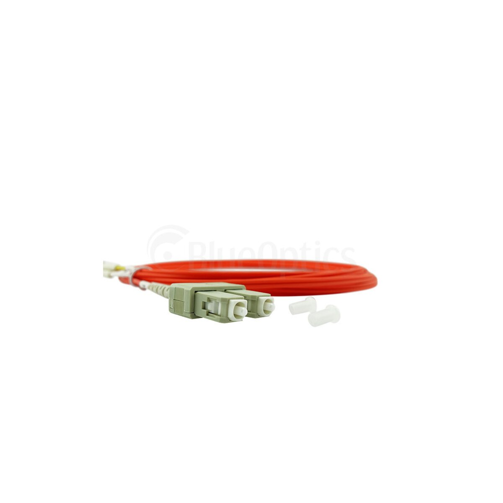 BlueOptics Duplex Fiber Optic Patch Cable SC-SC Multimode OM2 2m