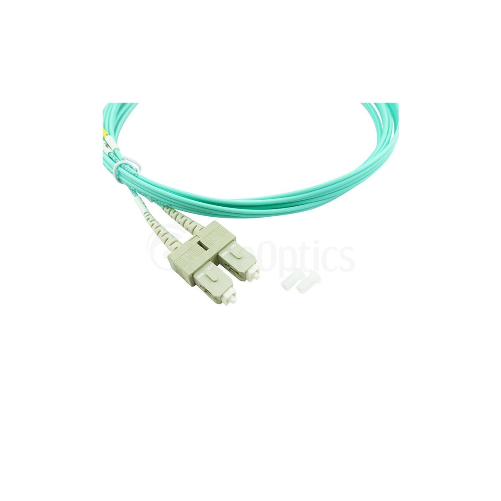 BlueOptics Duplex Fibre Optic Patch Cable SC-SC Multimode OM3 3 Metres