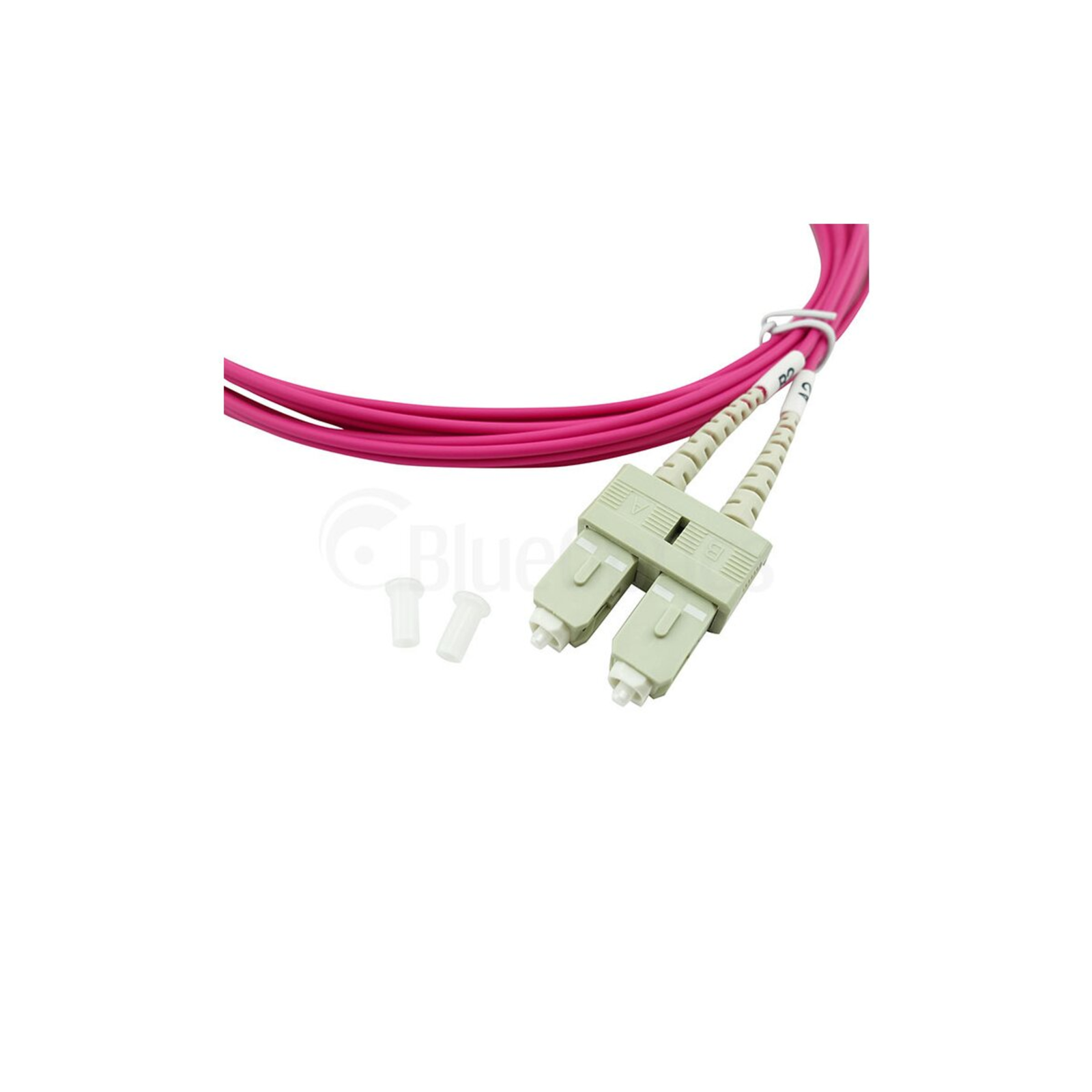 BlueOptics Duplex Fiber Optic Patch Cable SC-SC Multimode OM4 10 Meters