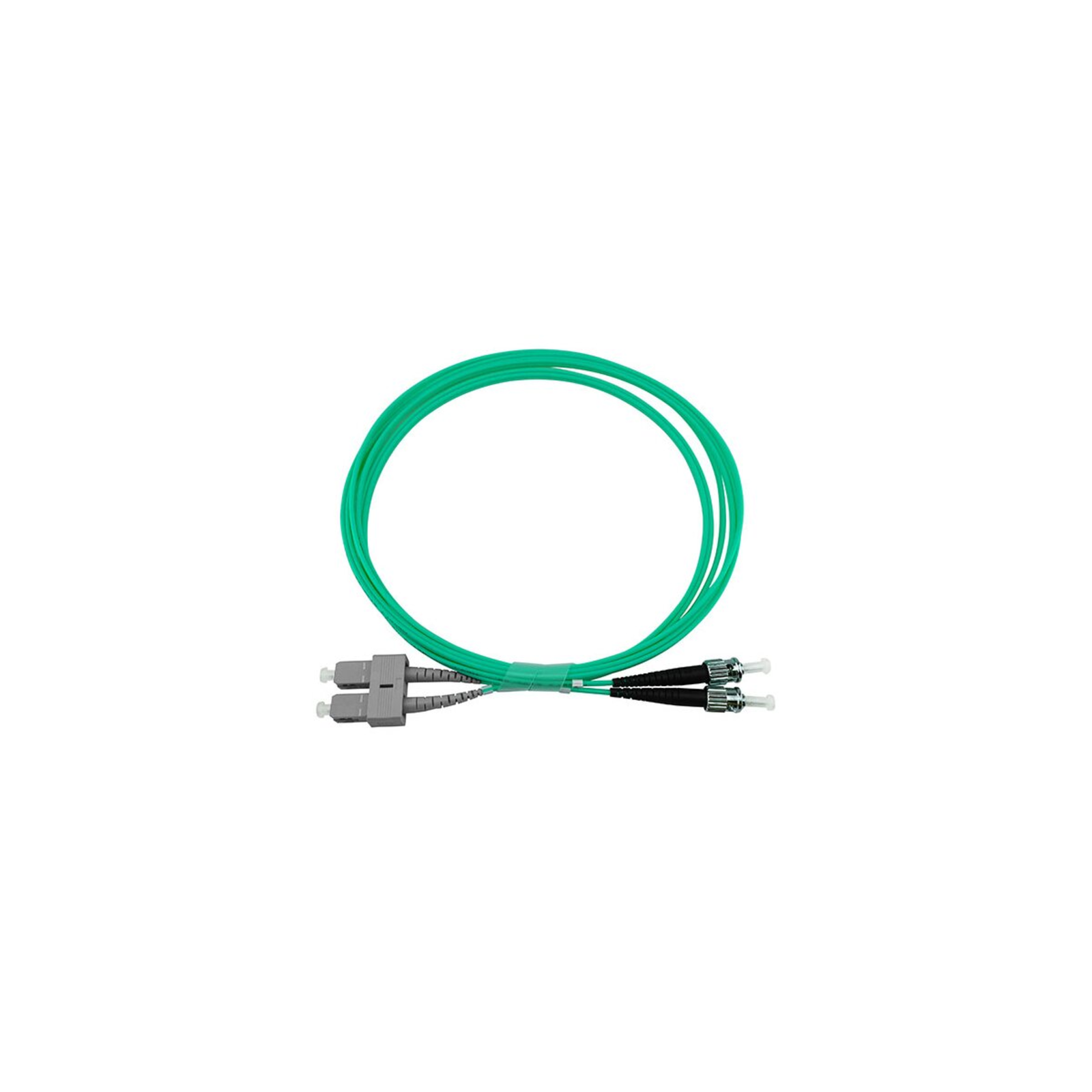 BlueOptics Duplex Fiber Optic Patch Cable SC-ST Multimode OM3 1m